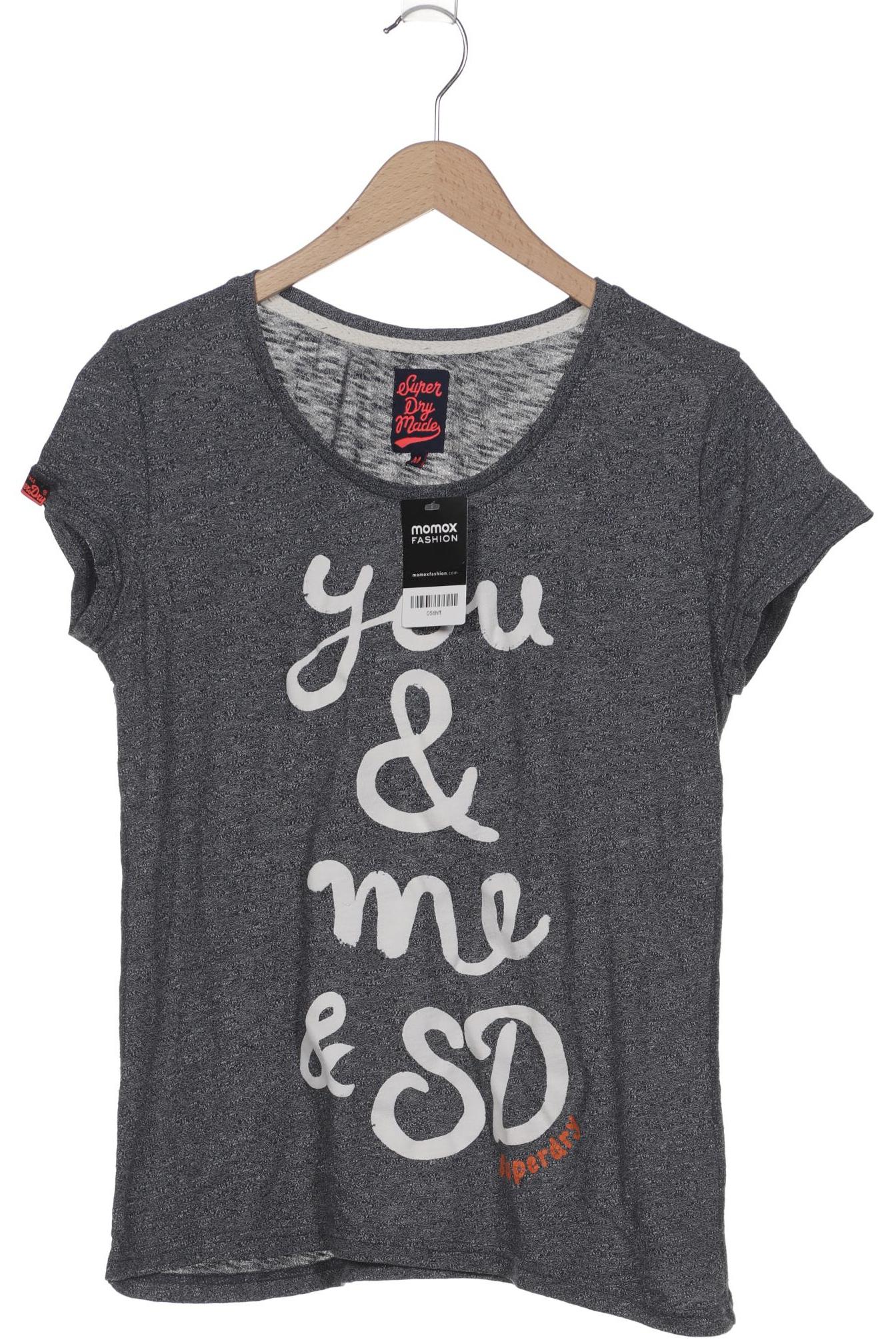 

Superdry Damen T-Shirt, grau, Gr. 38