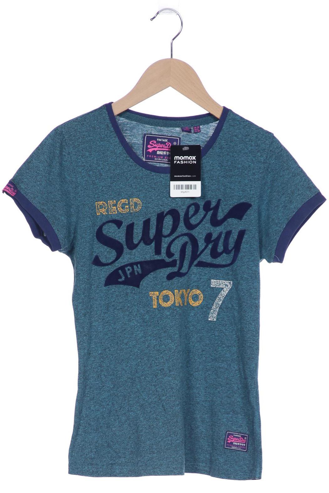 

Superdry Damen T-Shirt, türkis, Gr. 38