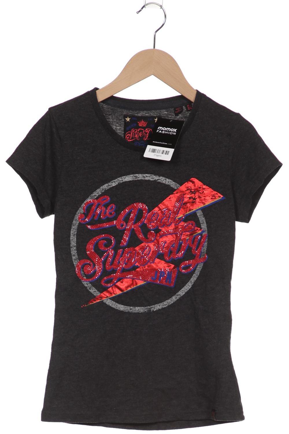 

Superdry Damen T-Shirt, grau, Gr. 36