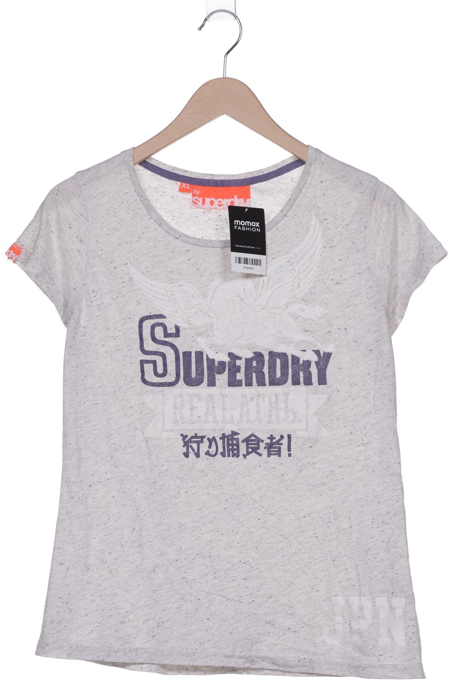 

Superdry Damen T-Shirt, grau, Gr. 44