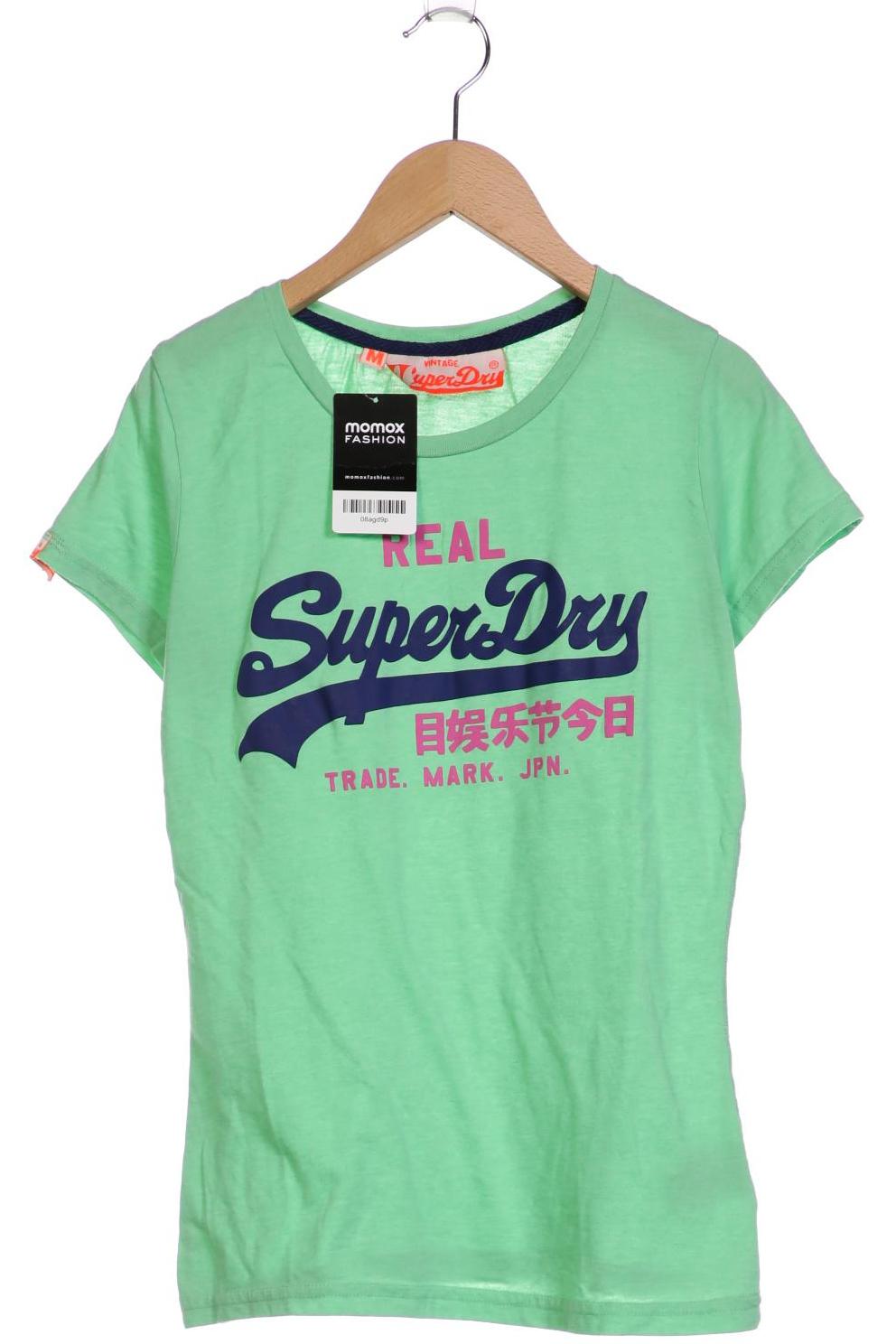 

Superdry Damen T-Shirt, grün, Gr. 38