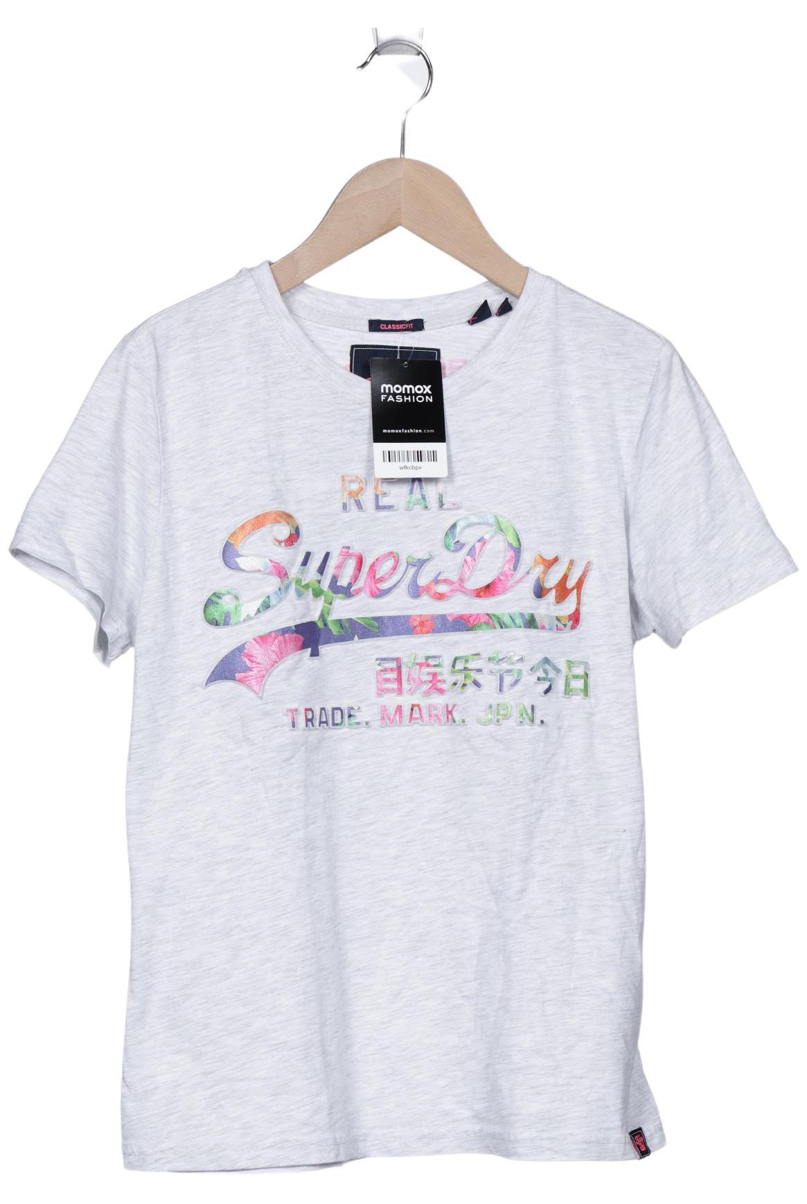 

Superdry Damen T-Shirt, grau, Gr. 40