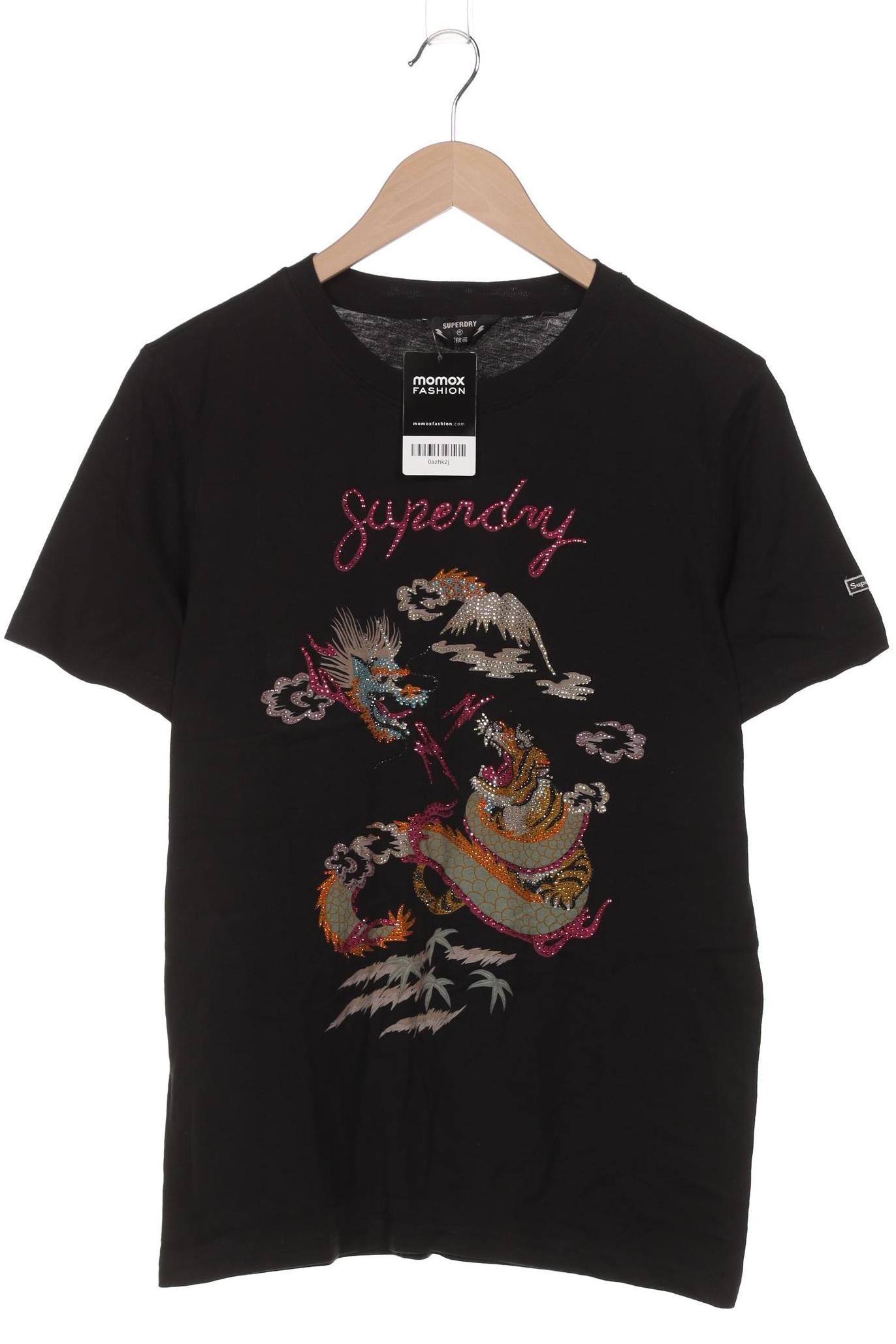 

Superdry Damen T-Shirt, schwarz, Gr. 40