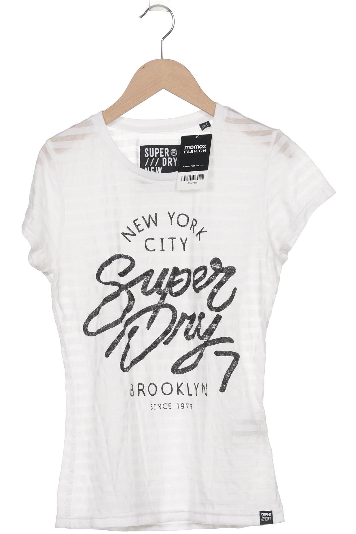 

Superdry Damen T-Shirt, weiß, Gr. 38