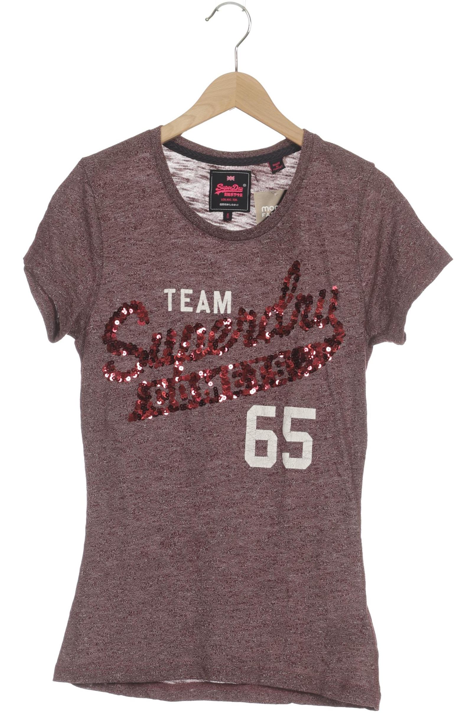 

Superdry Damen T-Shirt, braun, Gr. 34