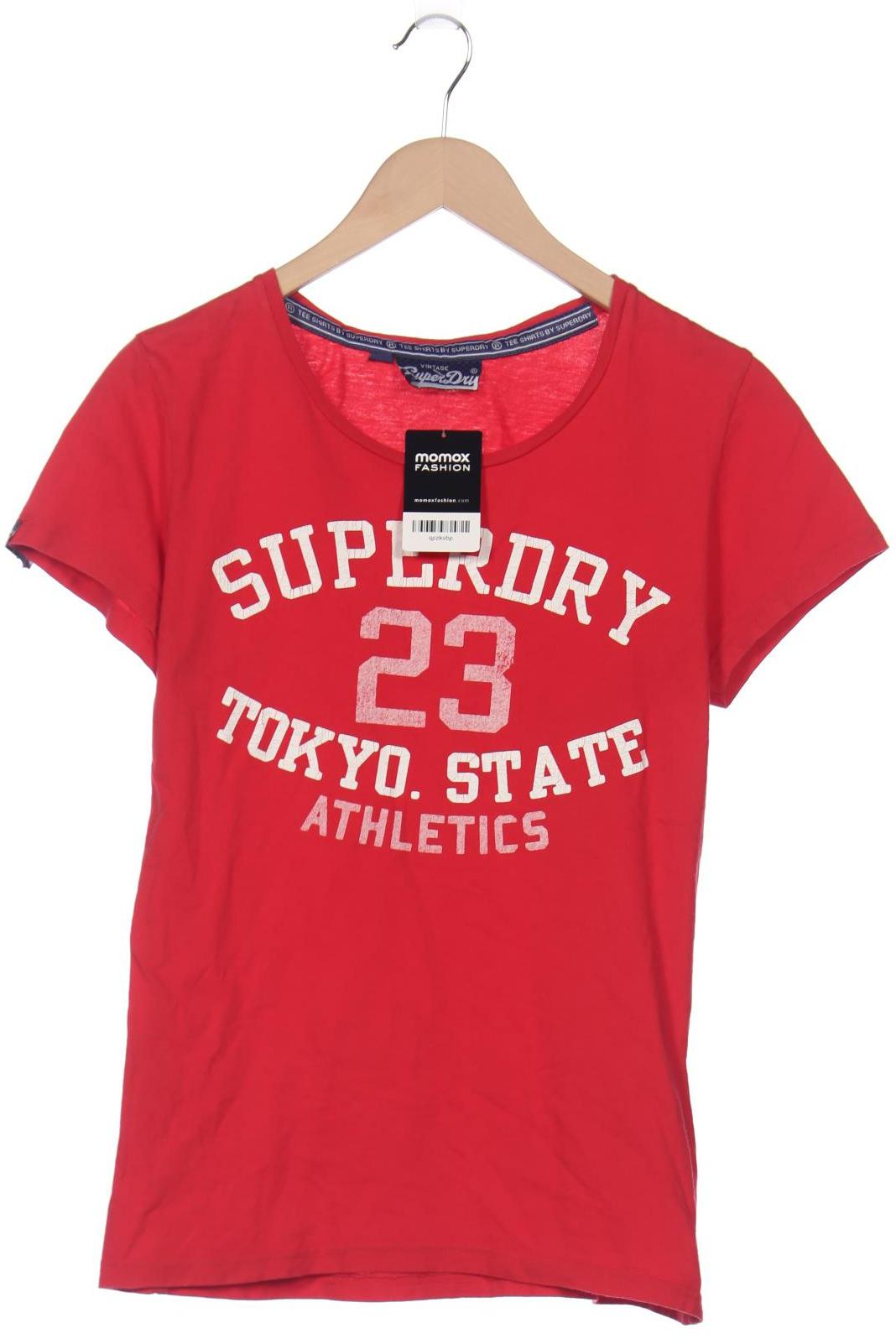 

Superdry Damen T-Shirt, rot, Gr. 42