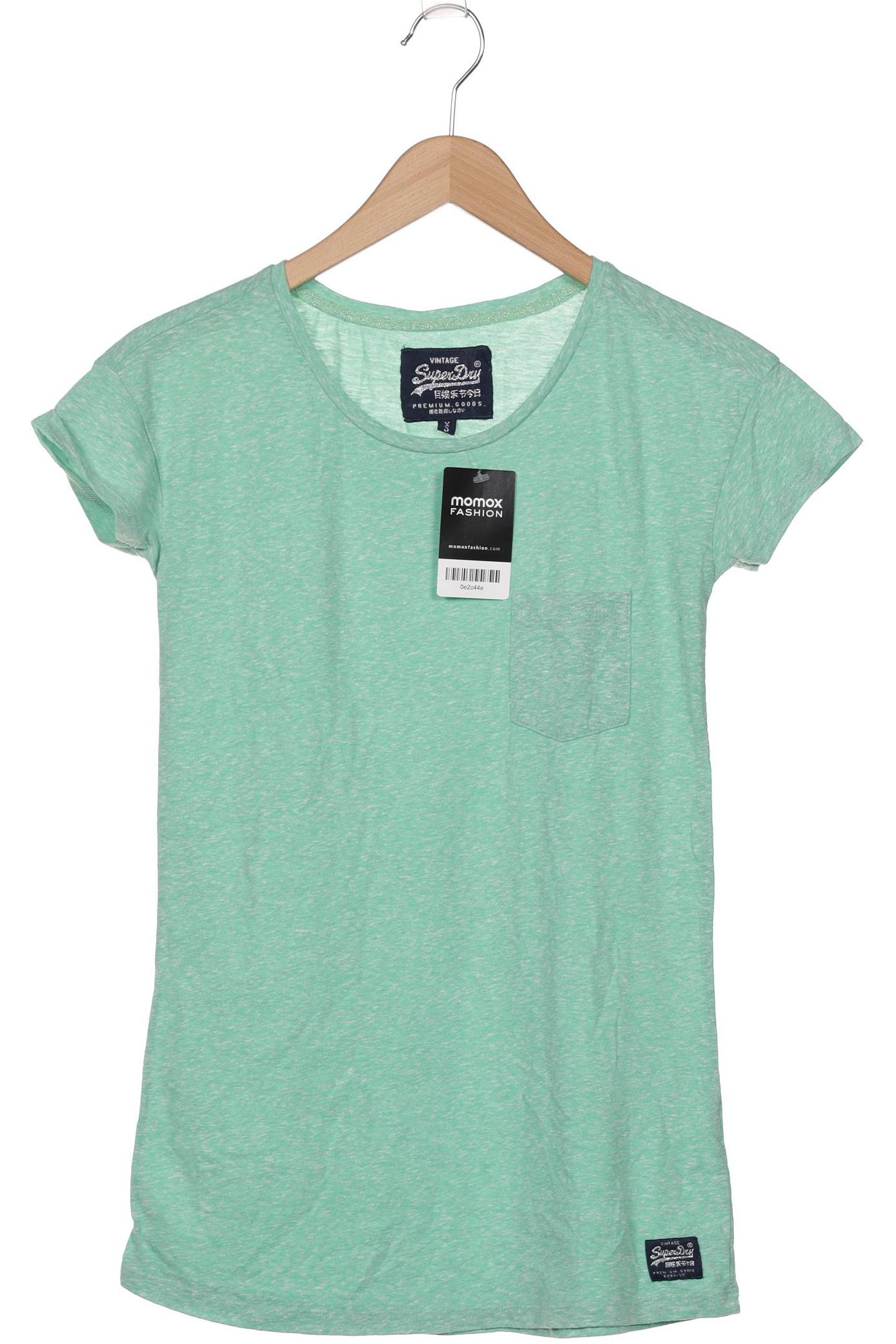 

Superdry Damen T-Shirt, grün, Gr. 34