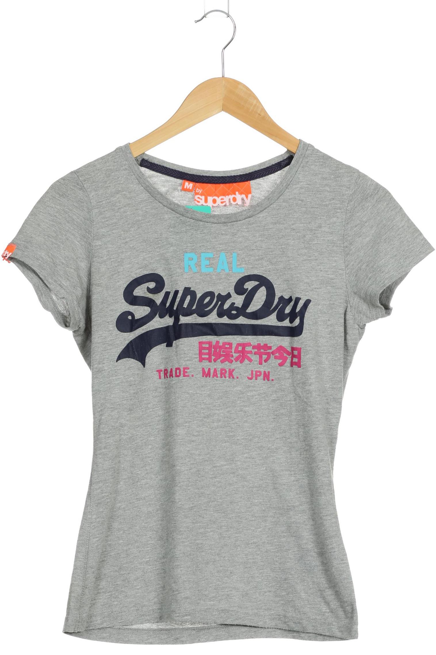 

Superdry Damen T-Shirt, grau, Gr.