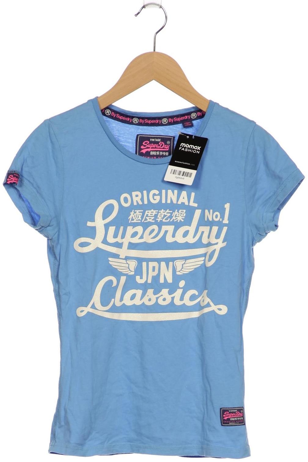 

Superdry Damen T-Shirt, blau, Gr. 36