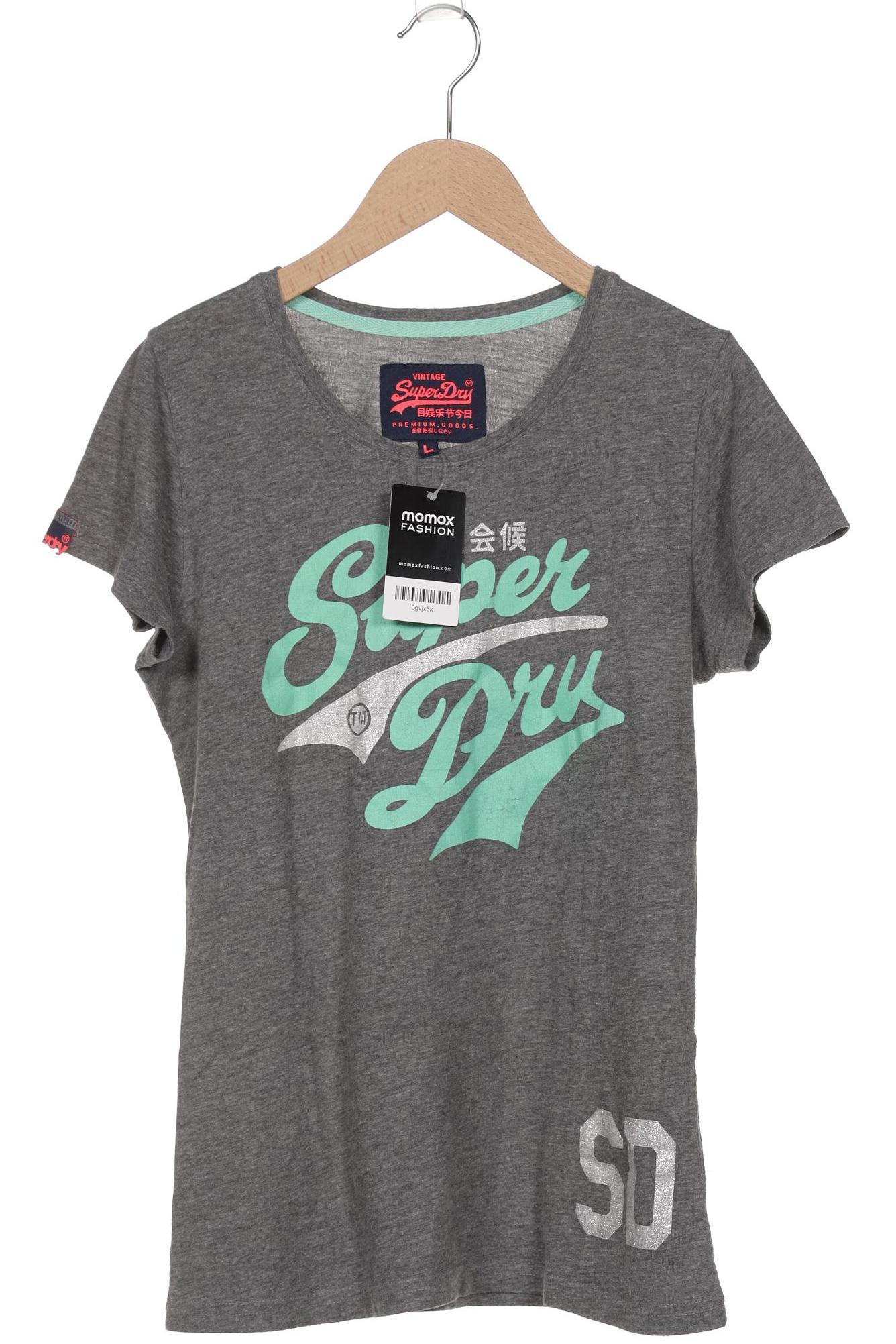 

Superdry Damen T-Shirt, grau, Gr. 42