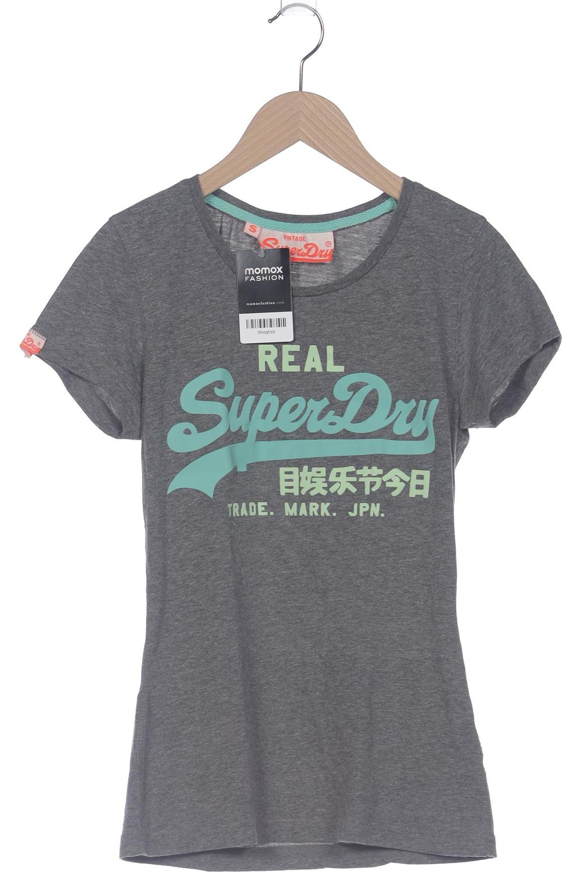

Superdry Damen T-Shirt, grau, Gr. 36