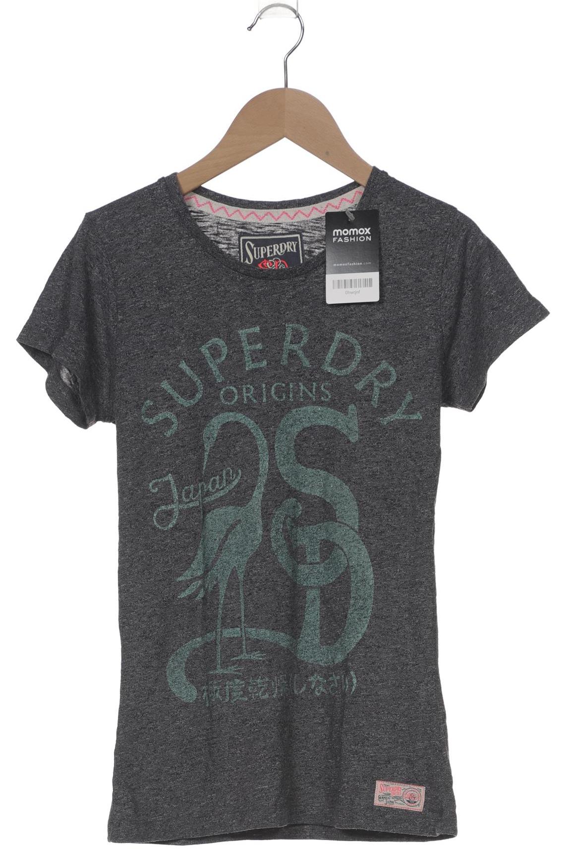 

Superdry Damen T-Shirt, grau, Gr. 36