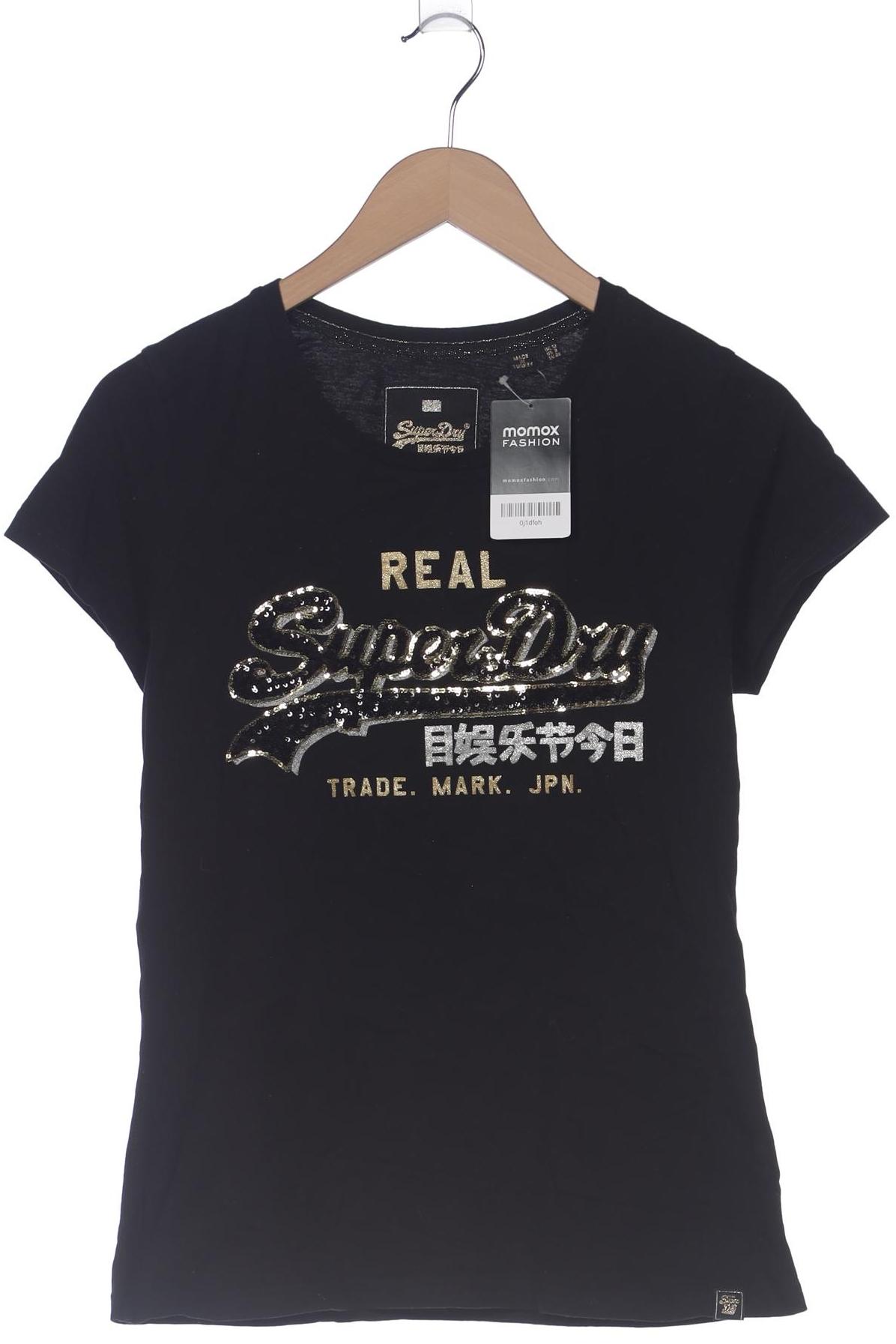

Superdry Damen T-Shirt, schwarz, Gr. 40