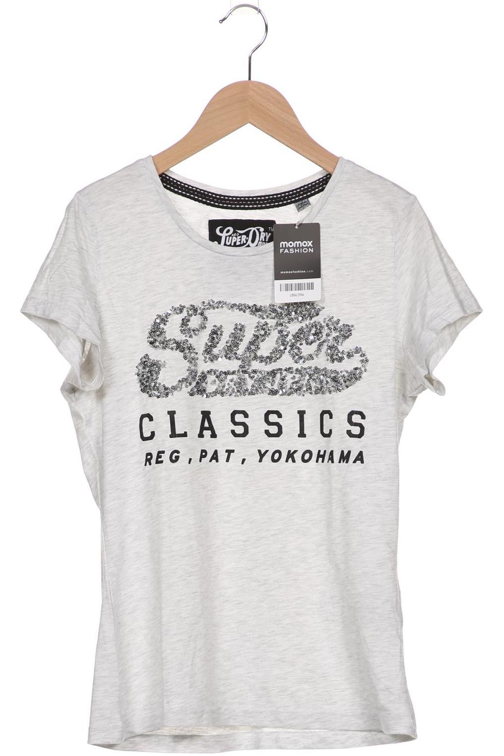 

Superdry Damen T-Shirt, grau, Gr. 42