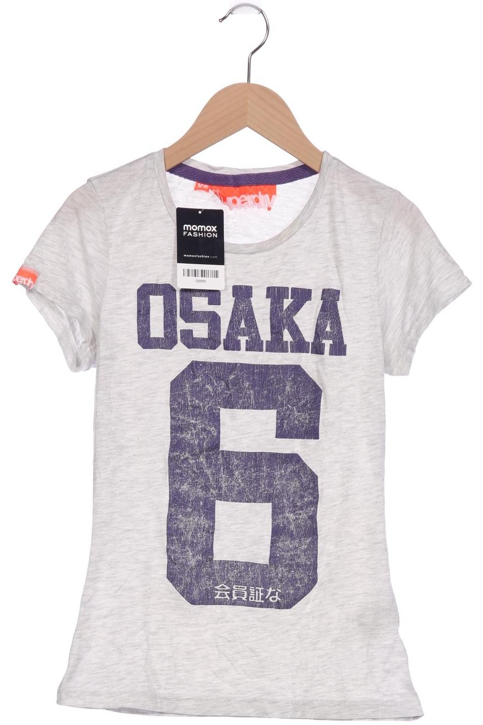 

Superdry Damen T-Shirt, grau, Gr. 34