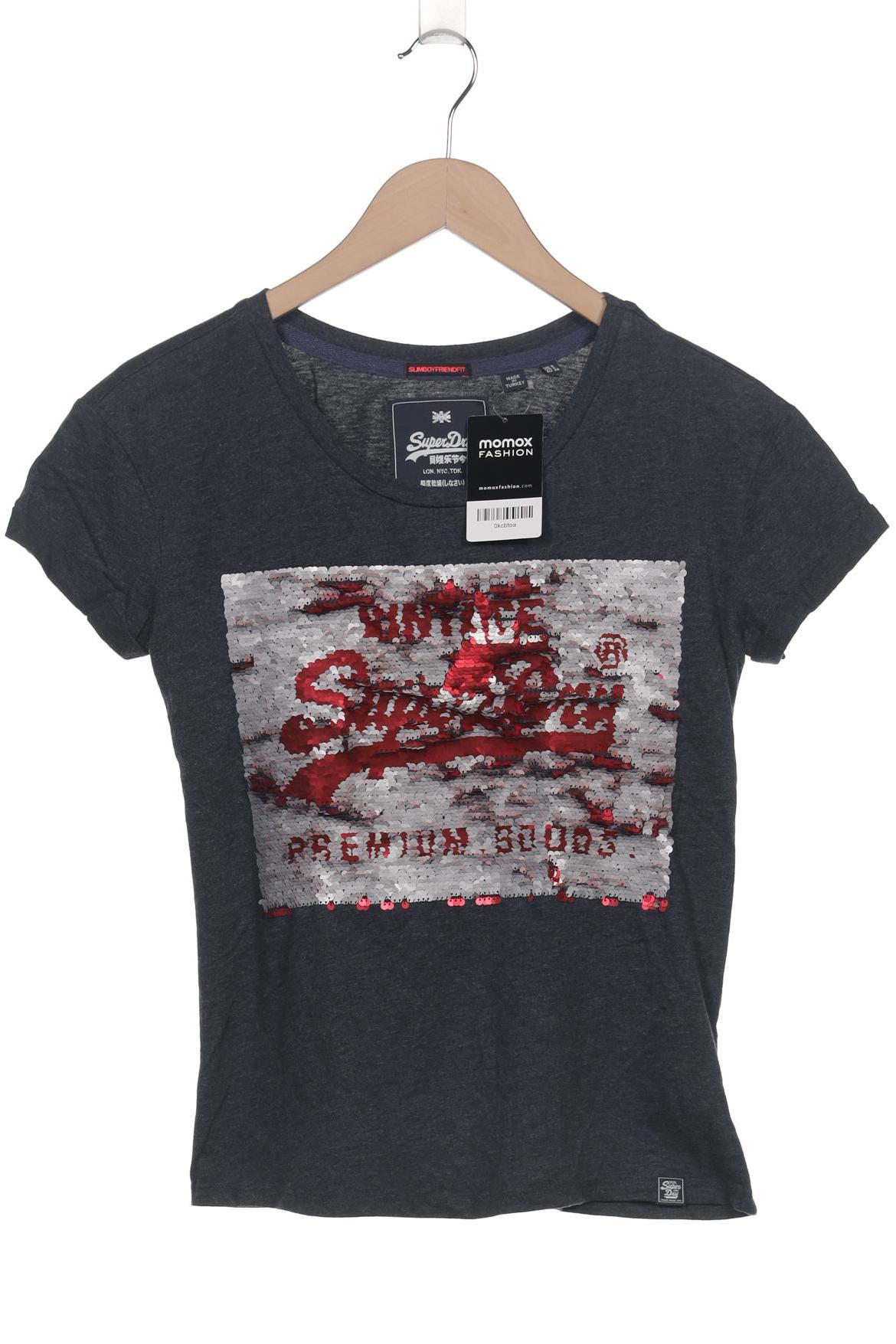 

Superdry Damen T-Shirt, grau, Gr. 36