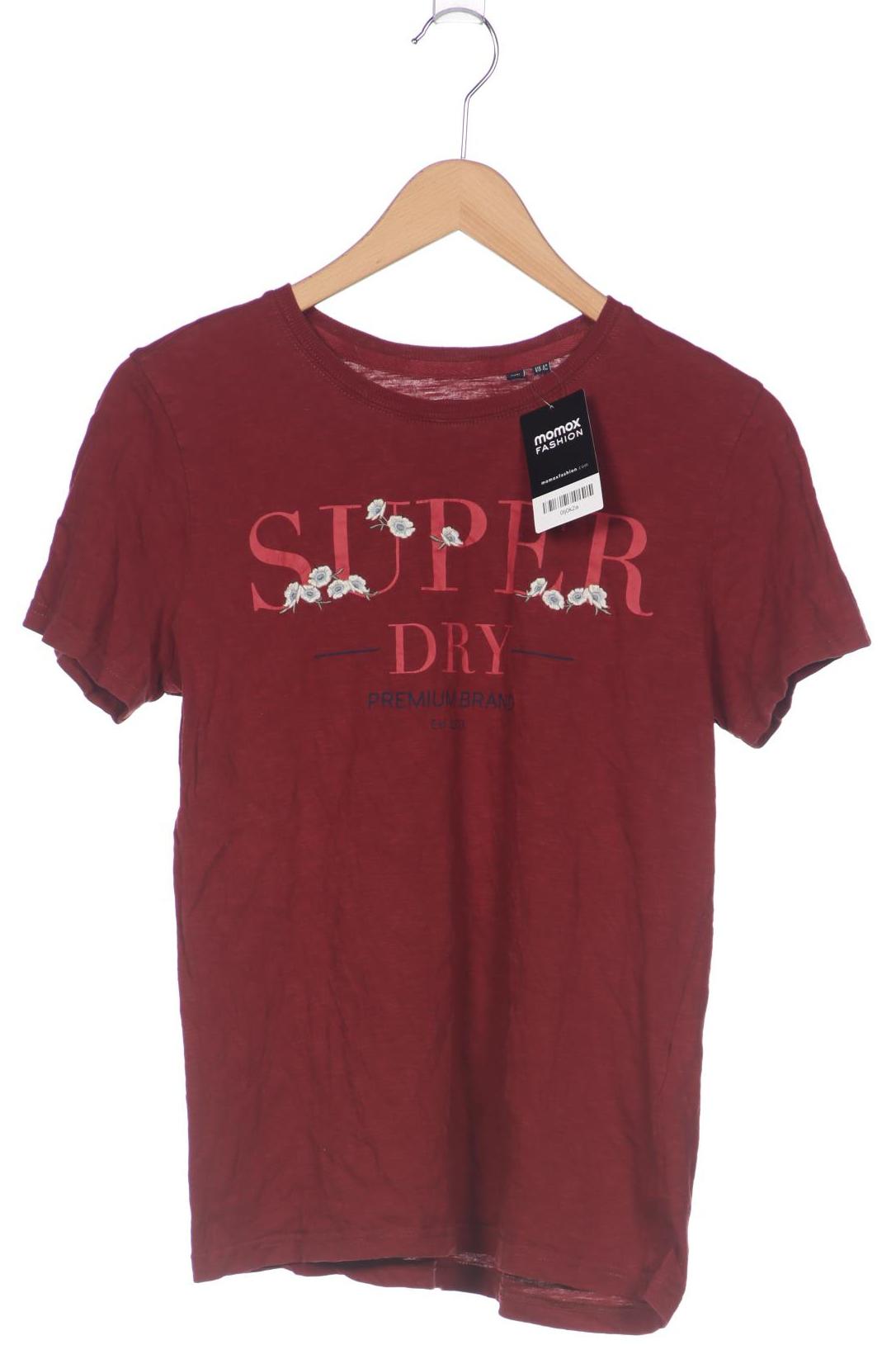 

Superdry Damen T-Shirt, bordeaux, Gr. 40