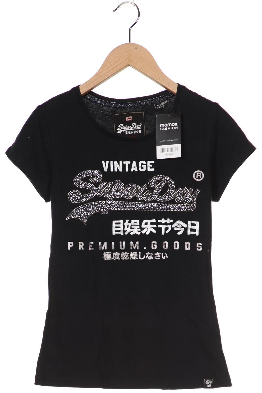 

Superdry Damen T-Shirt, marineblau, Gr. 36