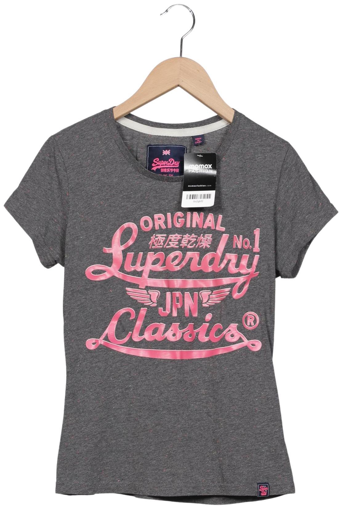 

Superdry Damen T-Shirt, grau, Gr. 40