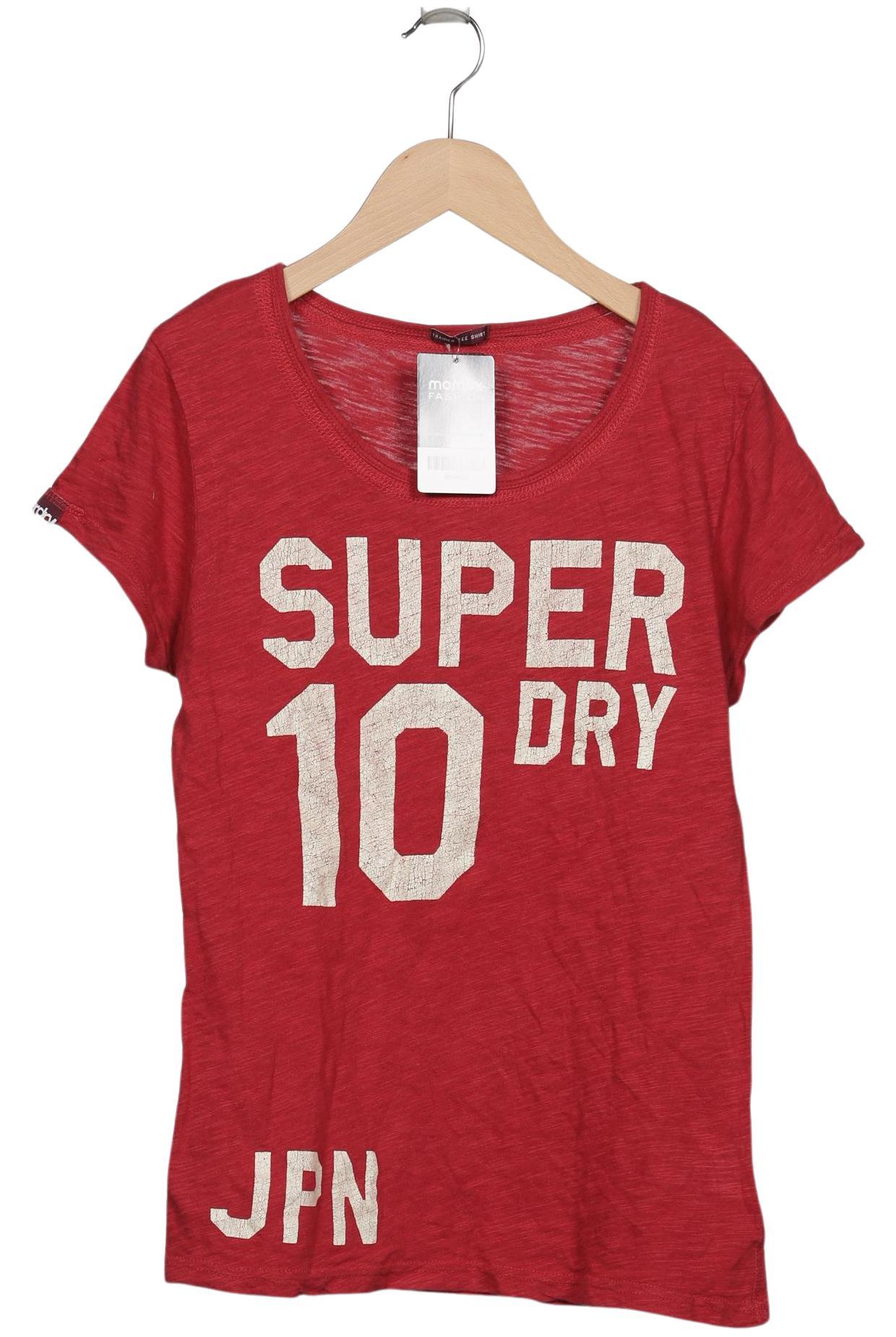 

Superdry Damen T-Shirt, rot, Gr. 42