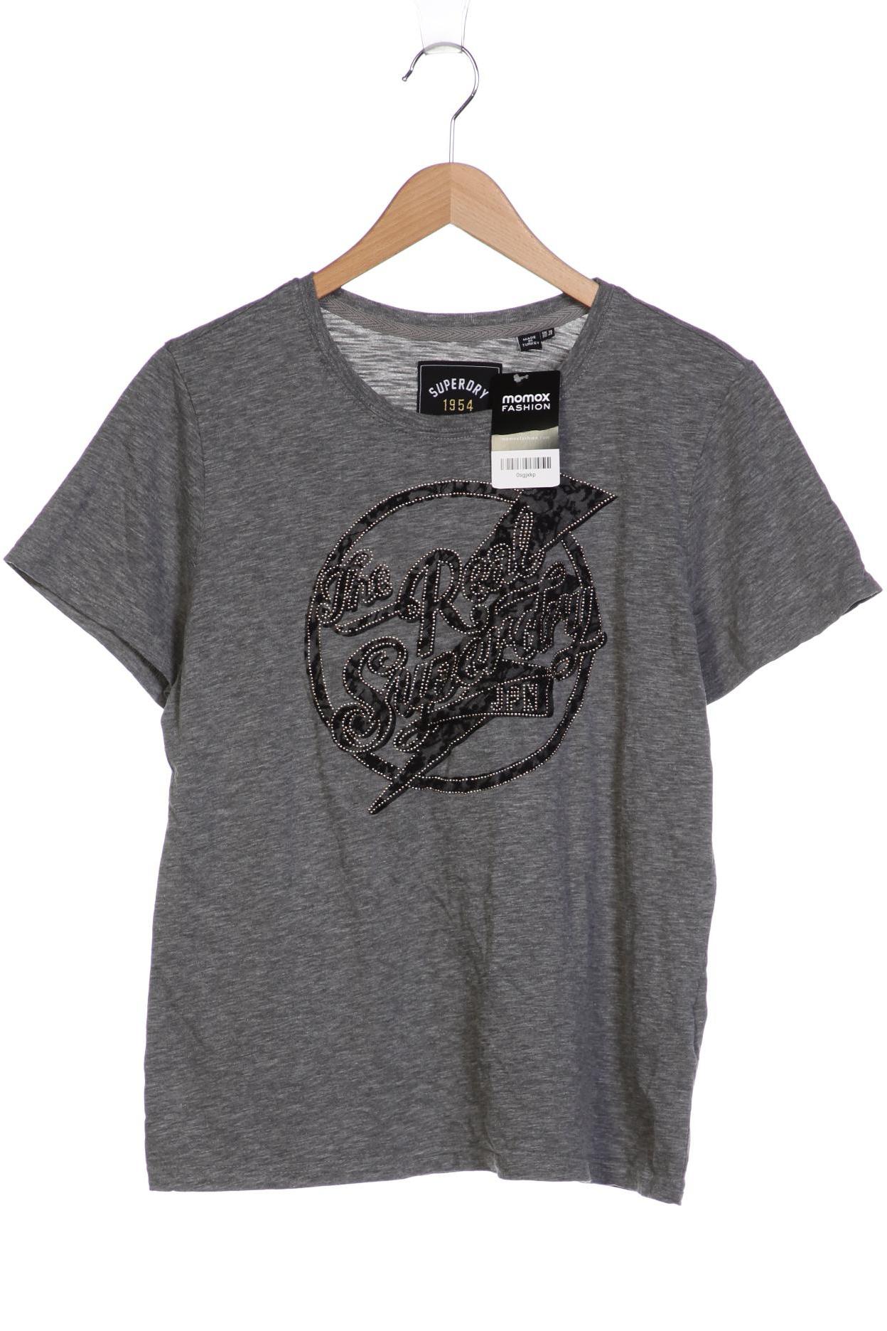 

Superdry Damen T-Shirt, grau, Gr. 44