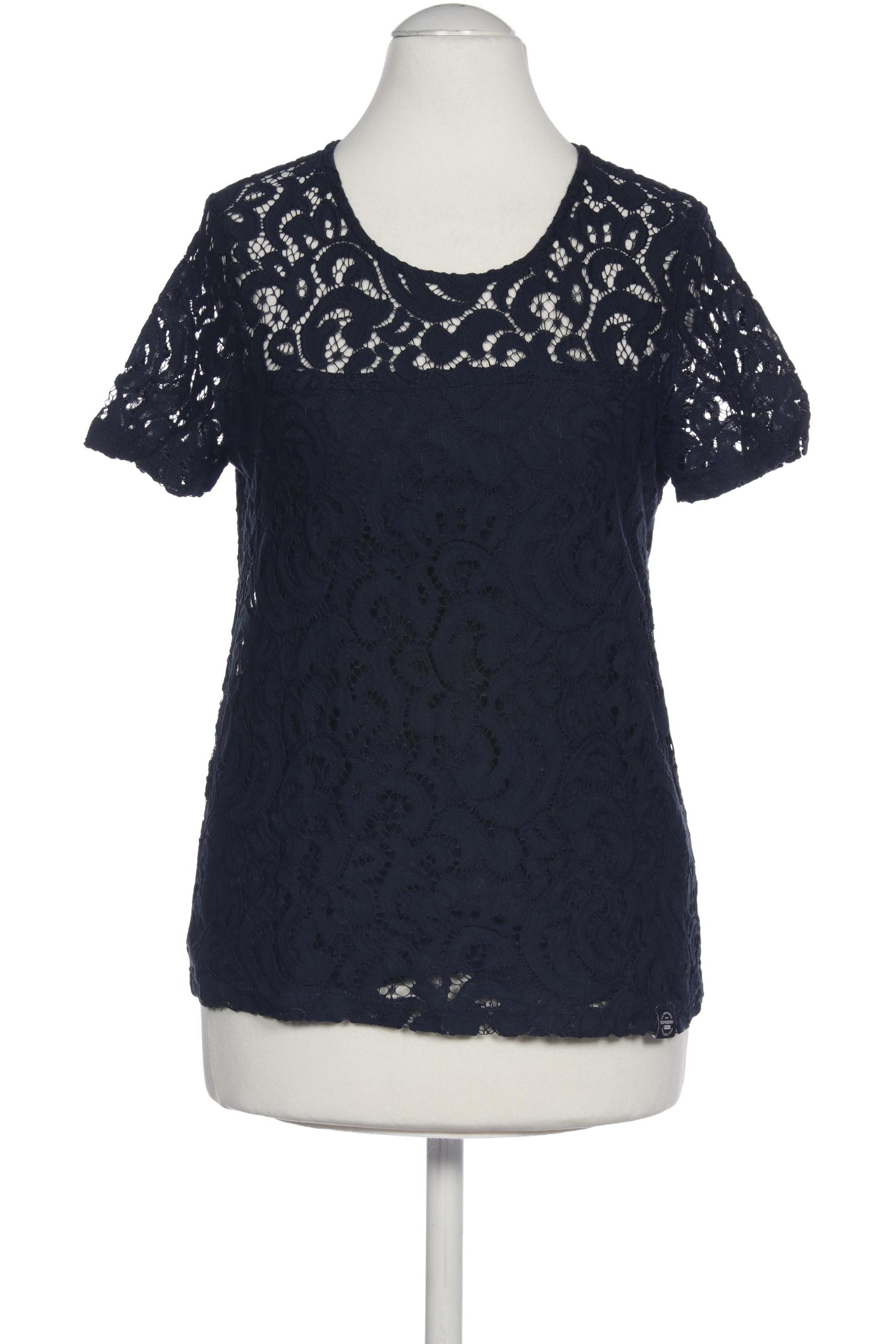 

Superdry Damen T-Shirt, marineblau, Gr. 36