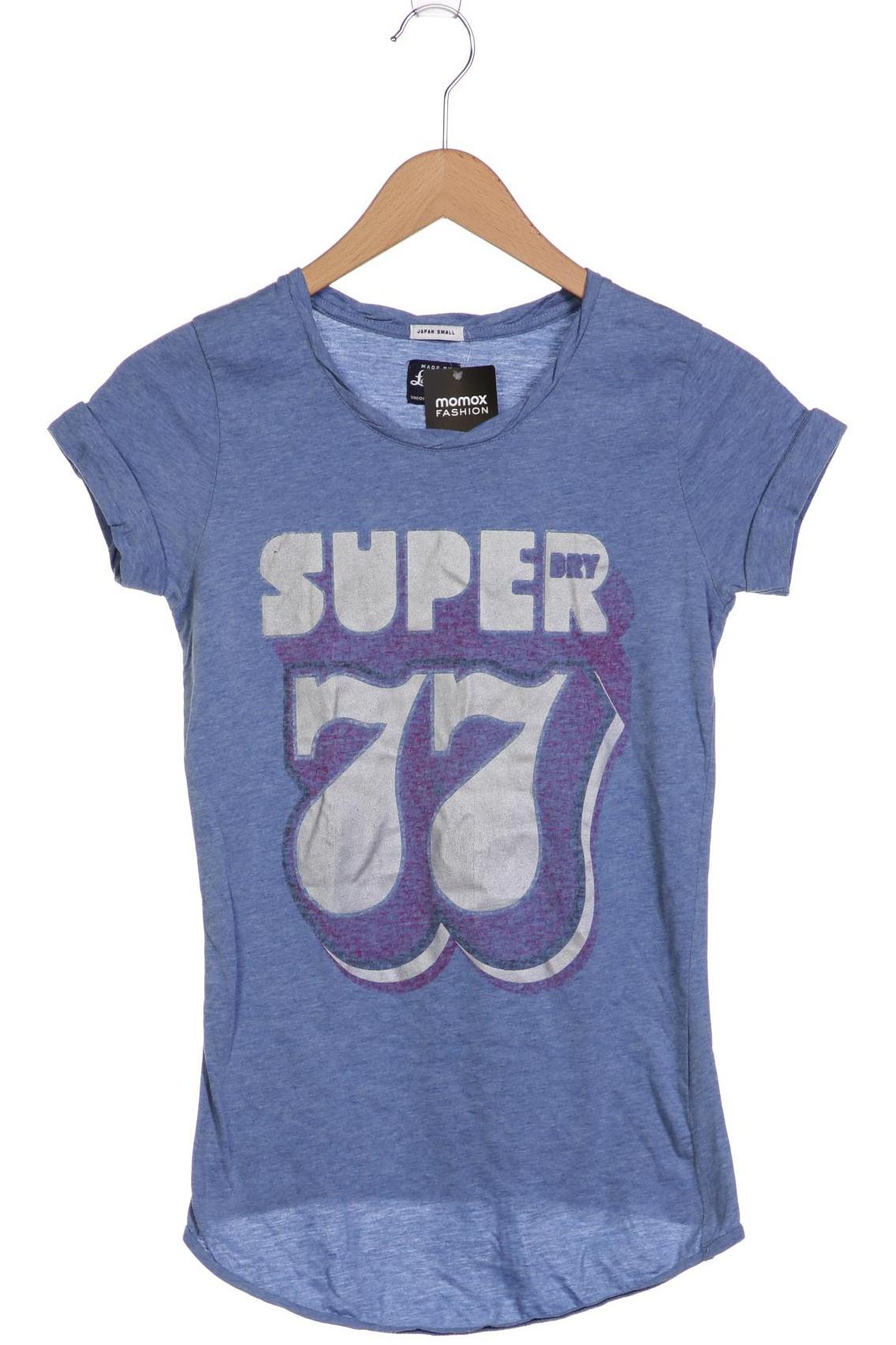 

Superdry Damen T-Shirt, blau, Gr. 36