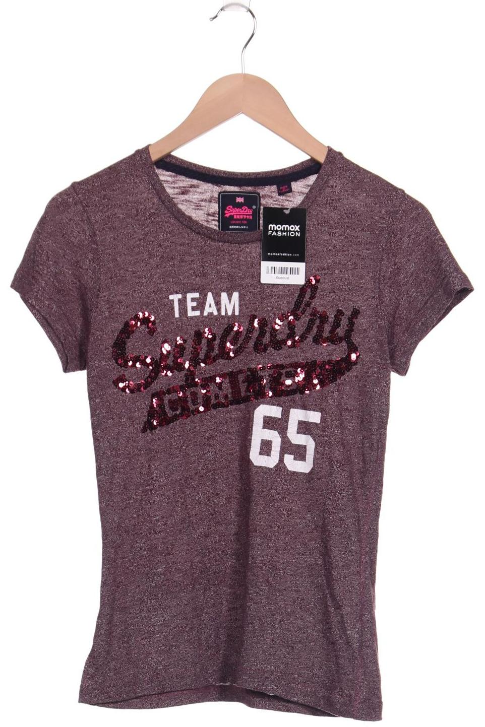 

Superdry Damen T-Shirt, bordeaux