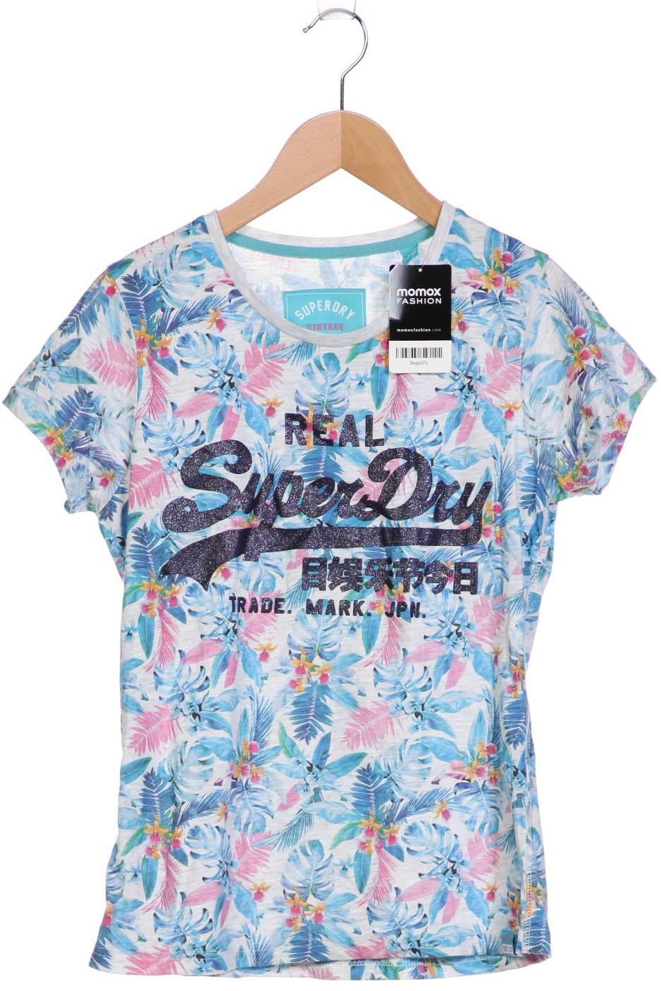 

Superdry Damen T-Shirt, blau, Gr. 40