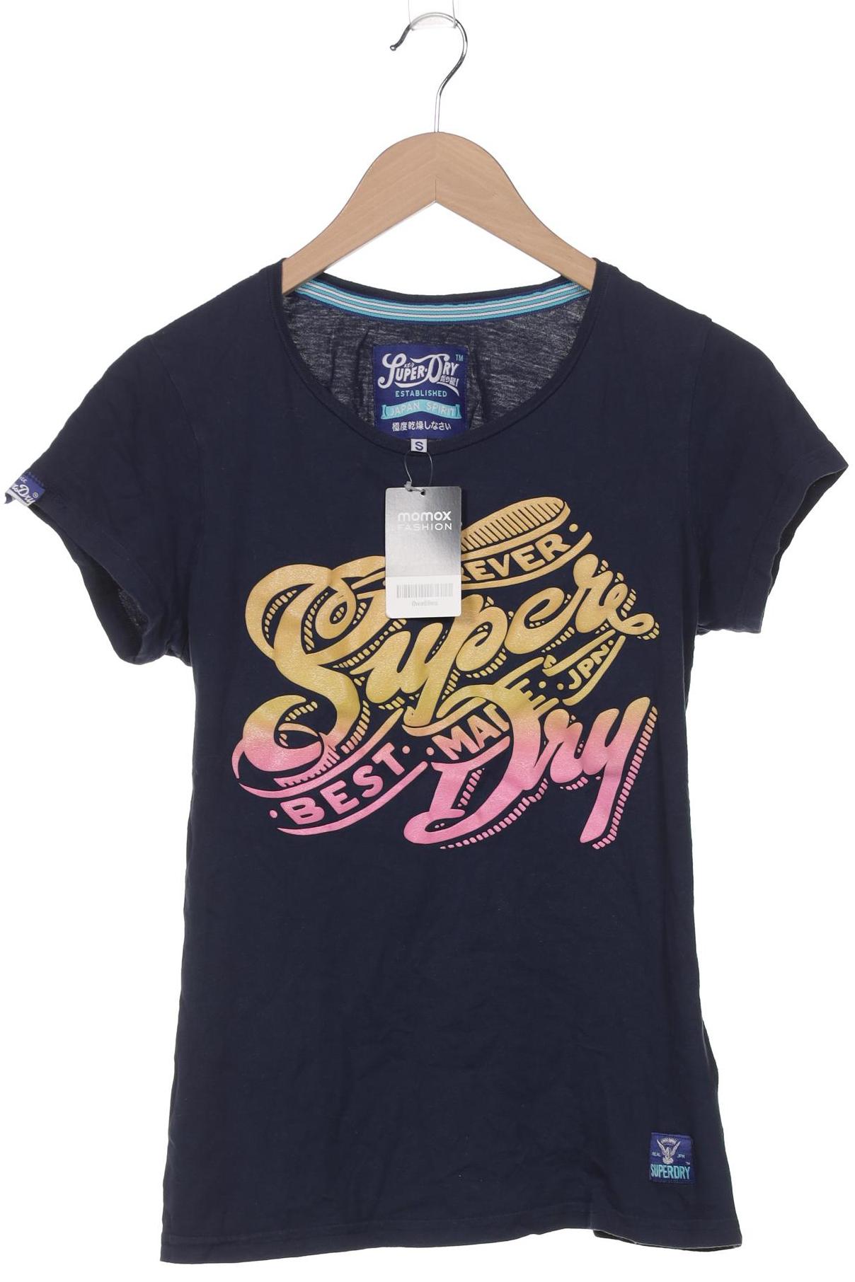 

Superdry Damen T-Shirt, marineblau, Gr. 36