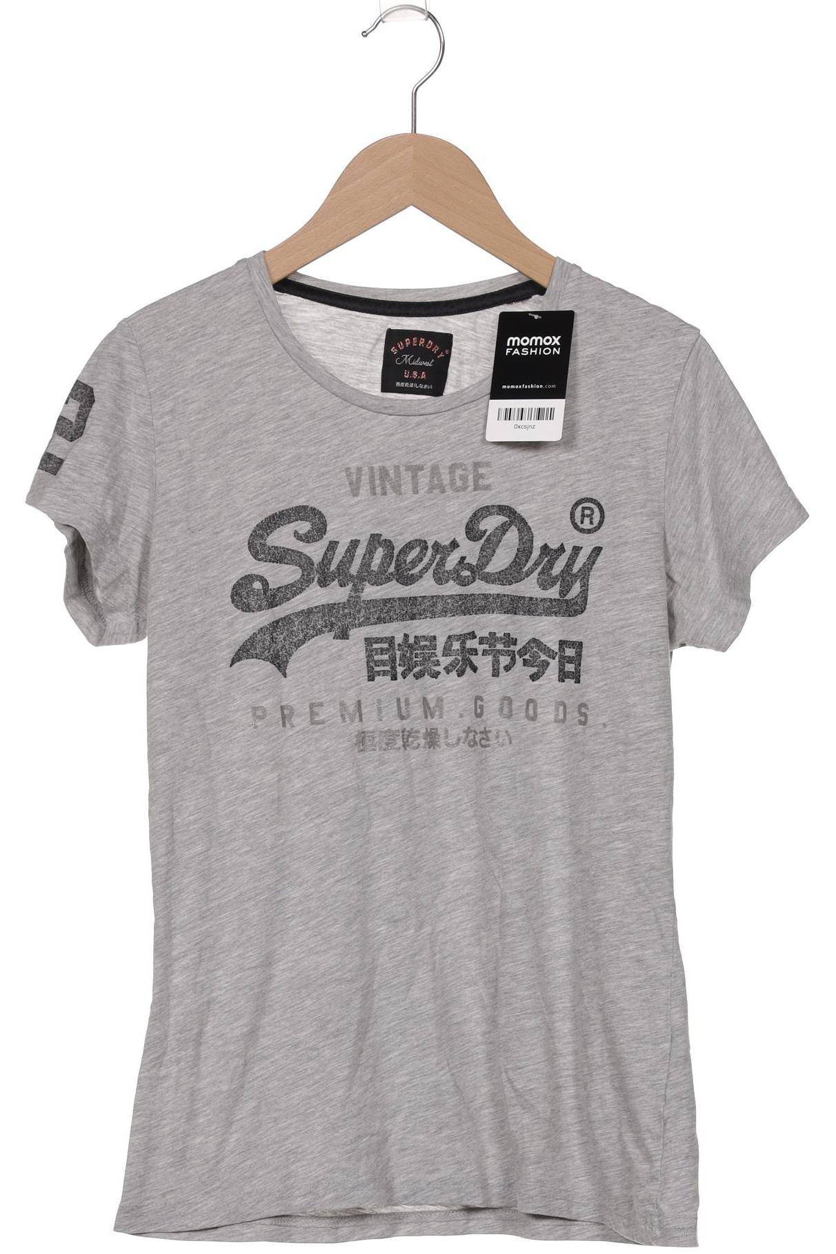 

Superdry Damen T-Shirt, grau, Gr. 38