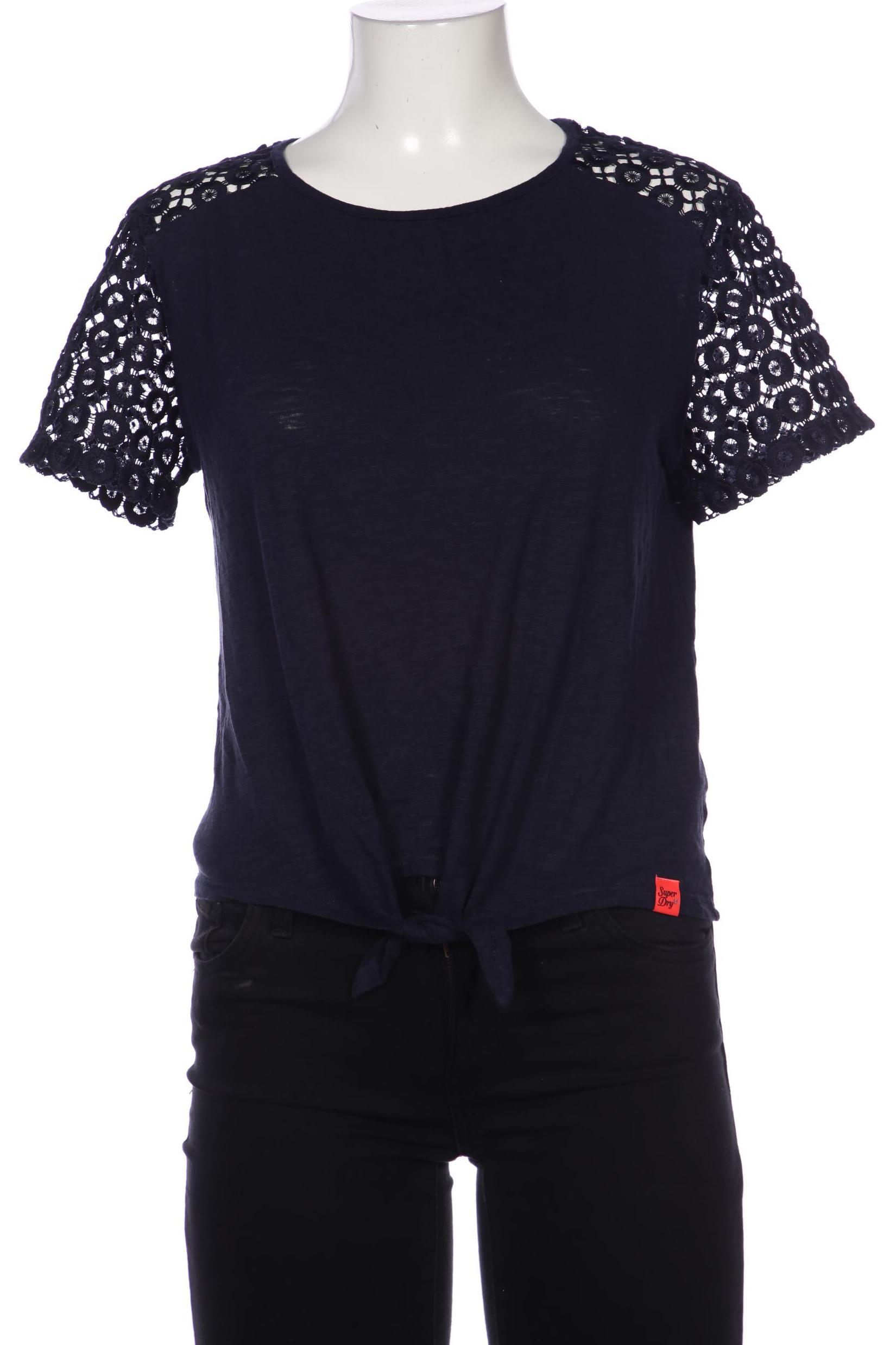 

Superdry Damen T-Shirt, marineblau, Gr. 38