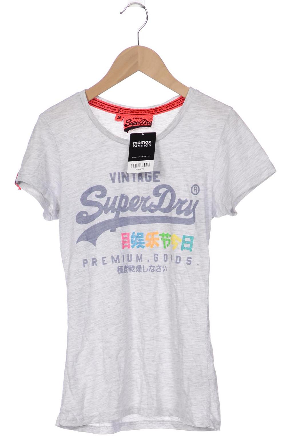 

Superdry Damen T-Shirt, grau, Gr. 36