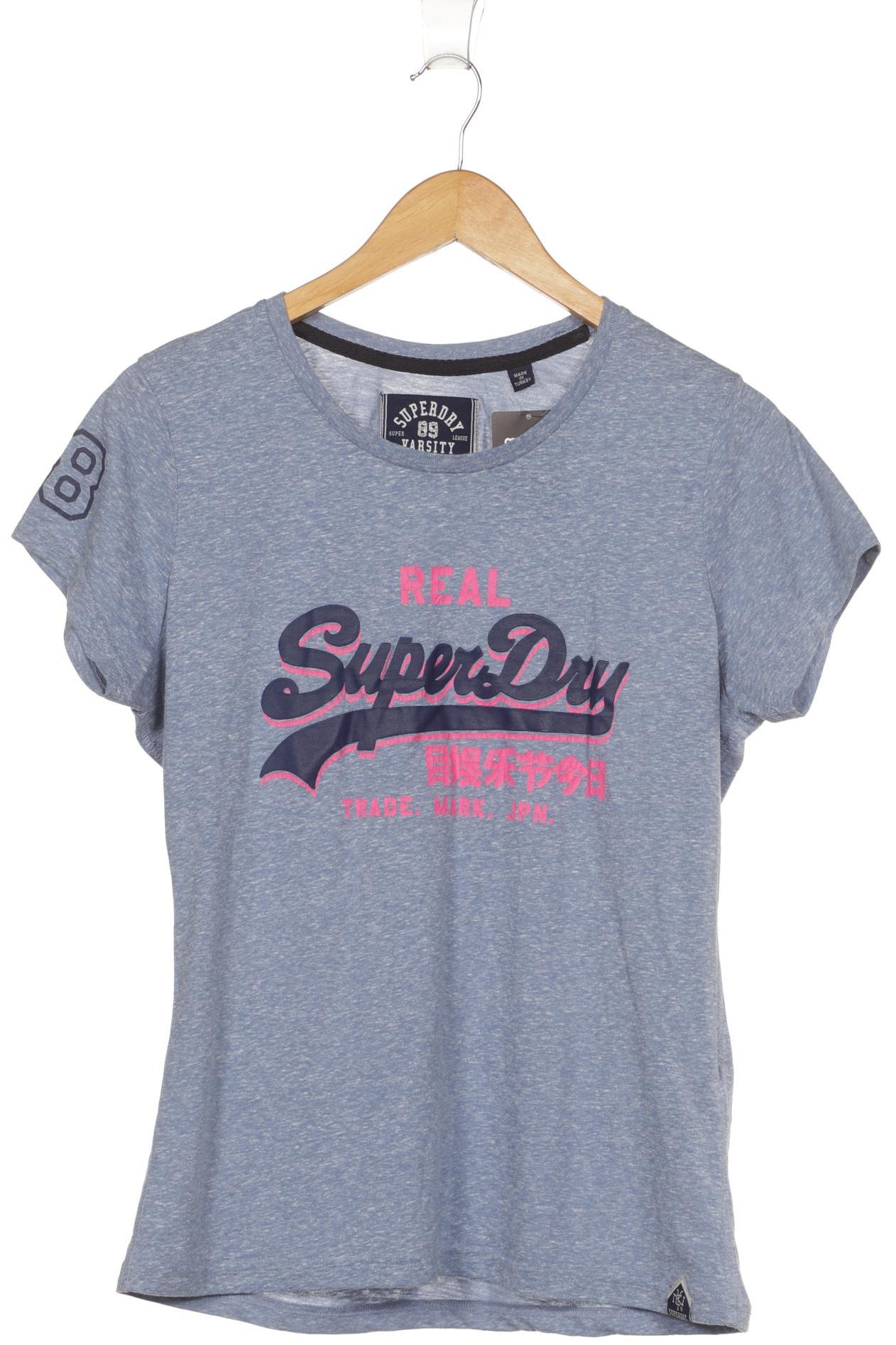 

Superdry Damen T-Shirt, blau, Gr. 44