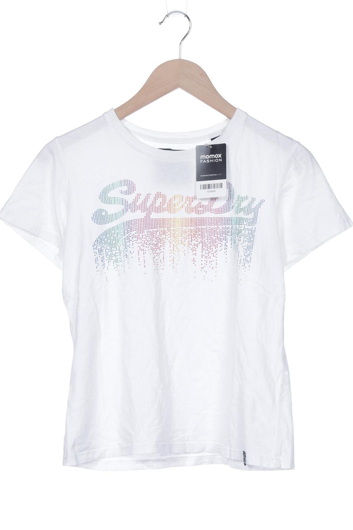 

Superdry Damen T-Shirt, weiß, Gr. 40
