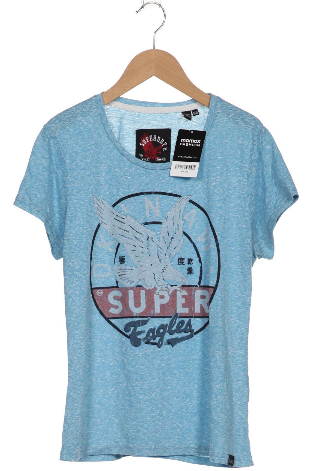 

Superdry Damen T-Shirt, hellblau, Gr. 42
