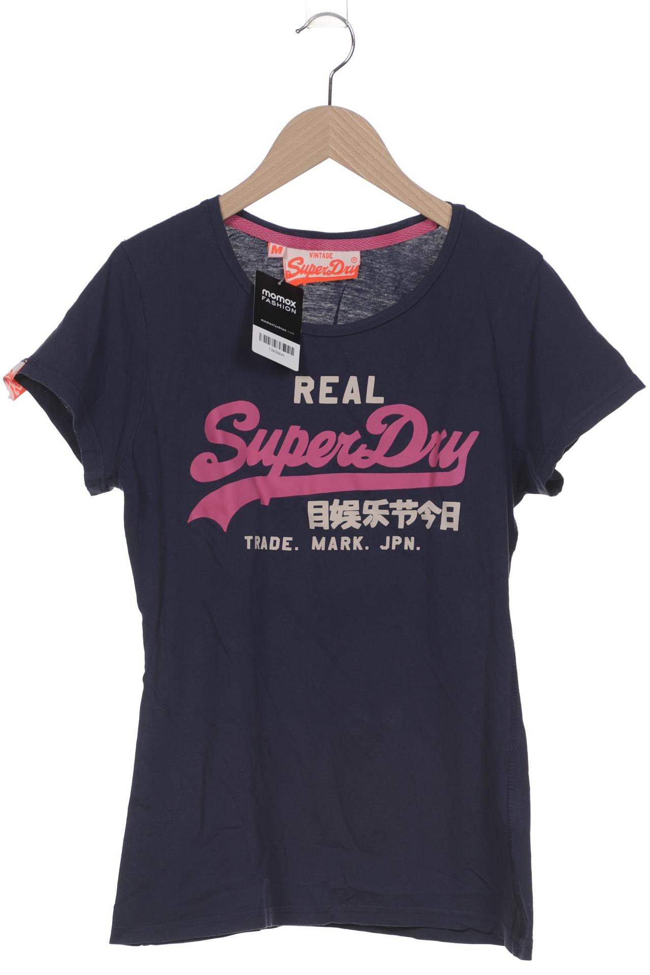 

Superdry Damen T-Shirt, marineblau, Gr. 38