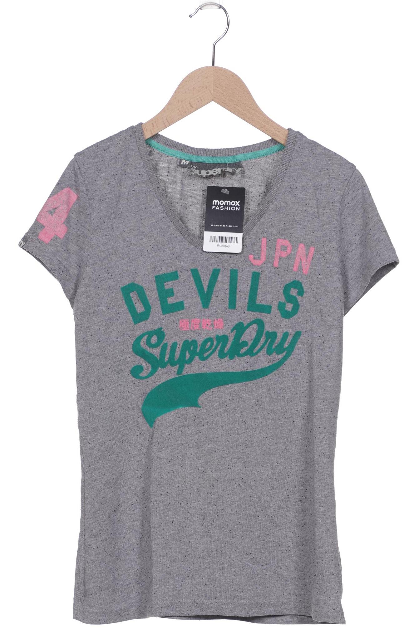 

Superdry Damen T-Shirt, grau, Gr. 38