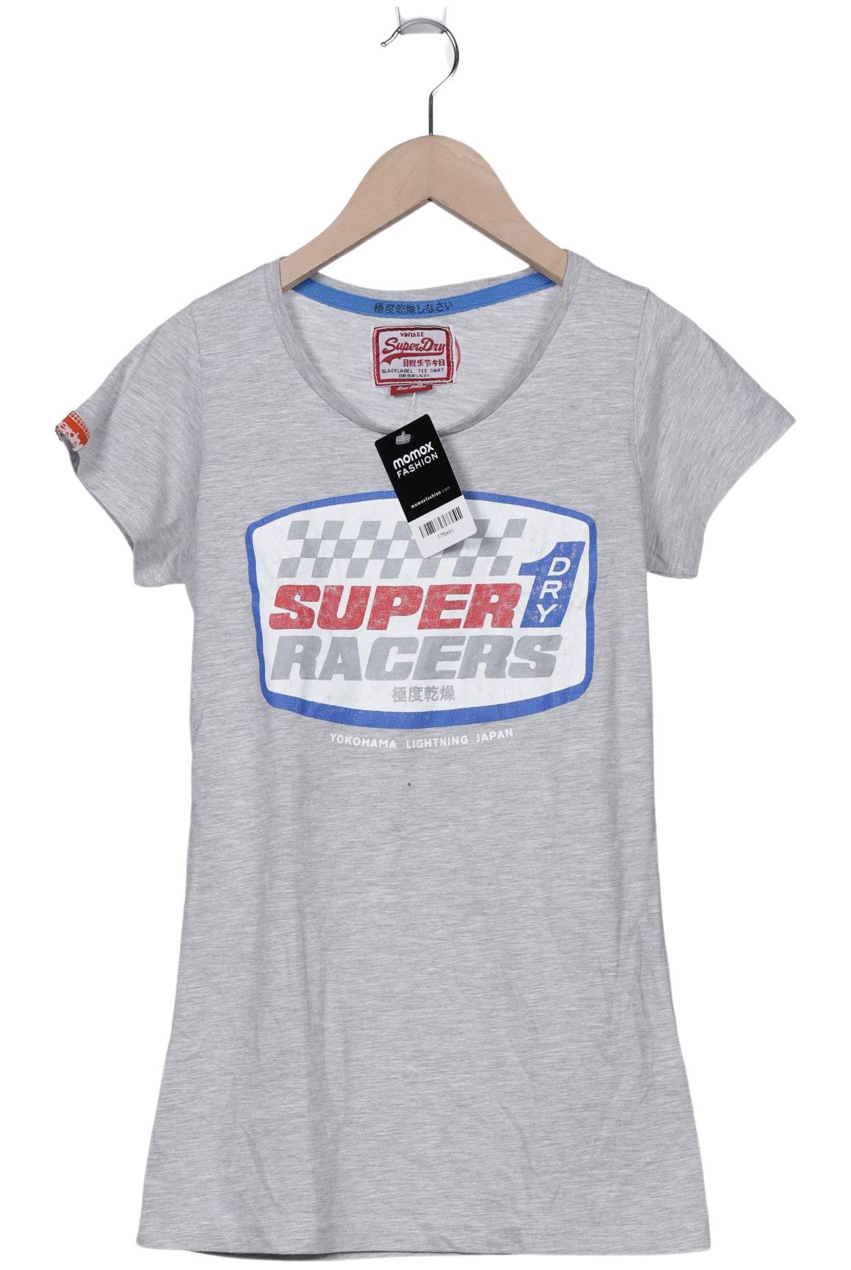 

Superdry Damen T-Shirt, grau, Gr. 36