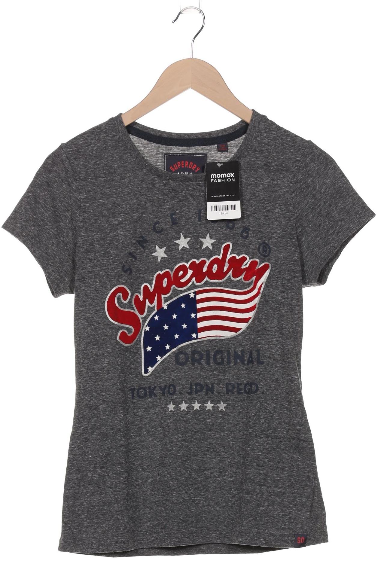 

Superdry Damen T-Shirt, grau, Gr. 40