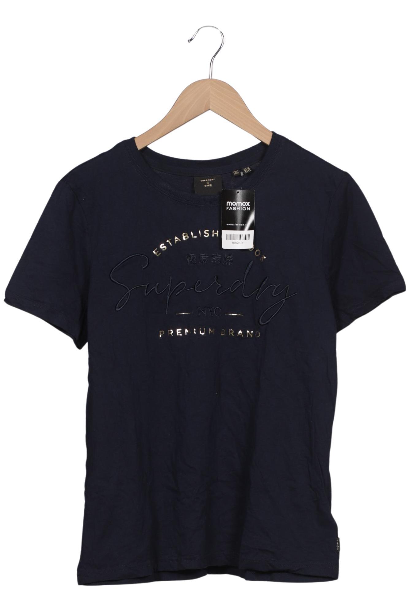 

Superdry Damen T-Shirt, marineblau, Gr. 42