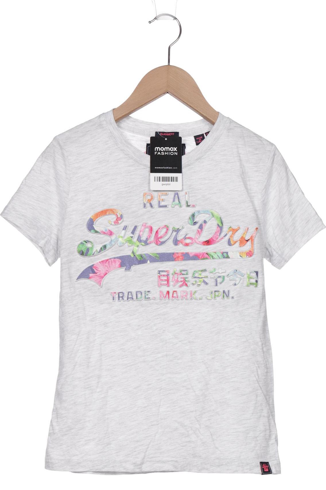 

Superdry Damen T-Shirt, grau, Gr. 36