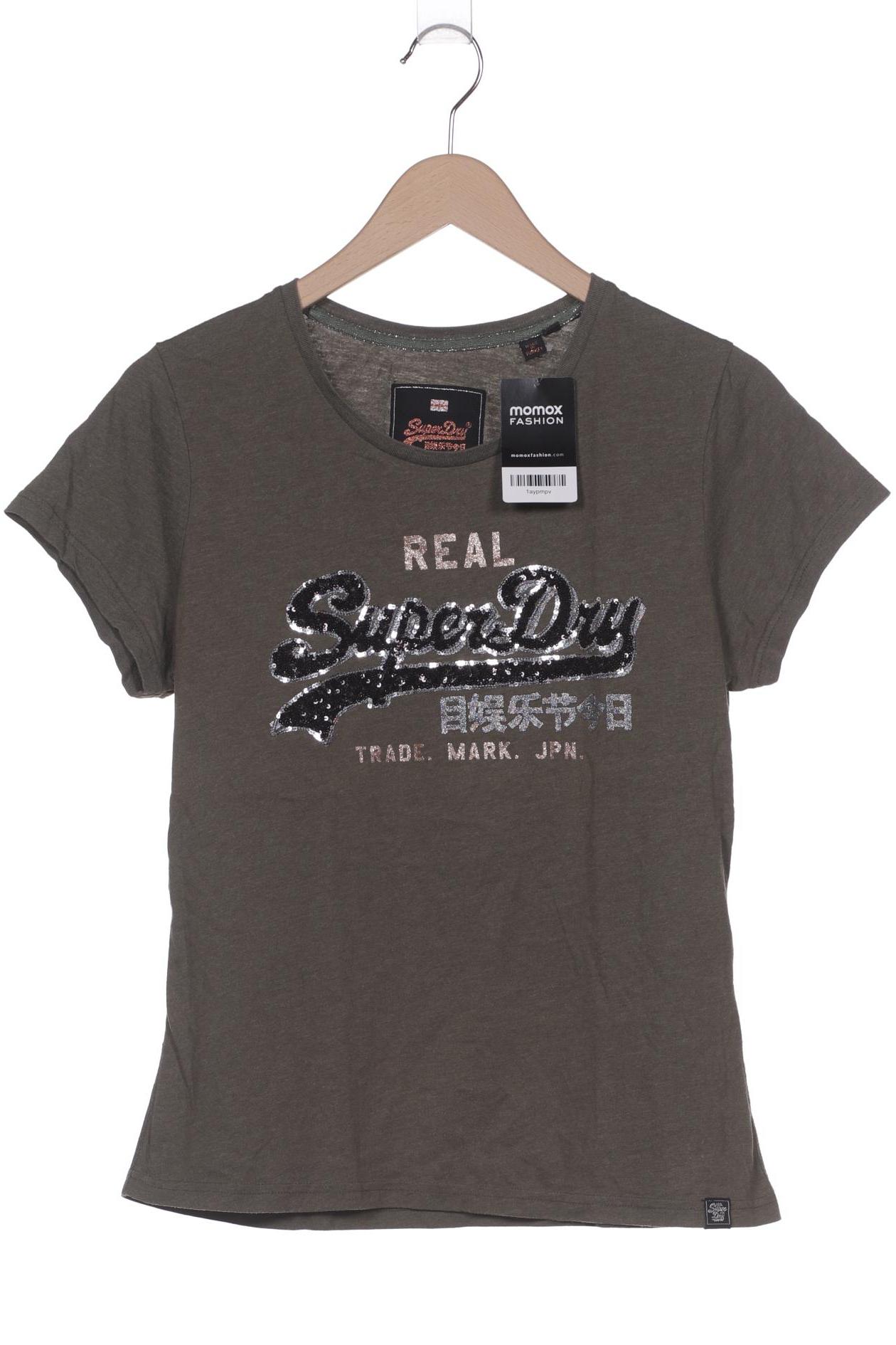 

Superdry Damen T-Shirt, grün, Gr. 44