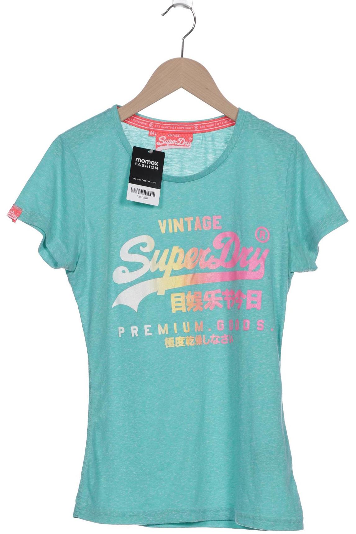 

Superdry Damen T-Shirt, grün, Gr. 38