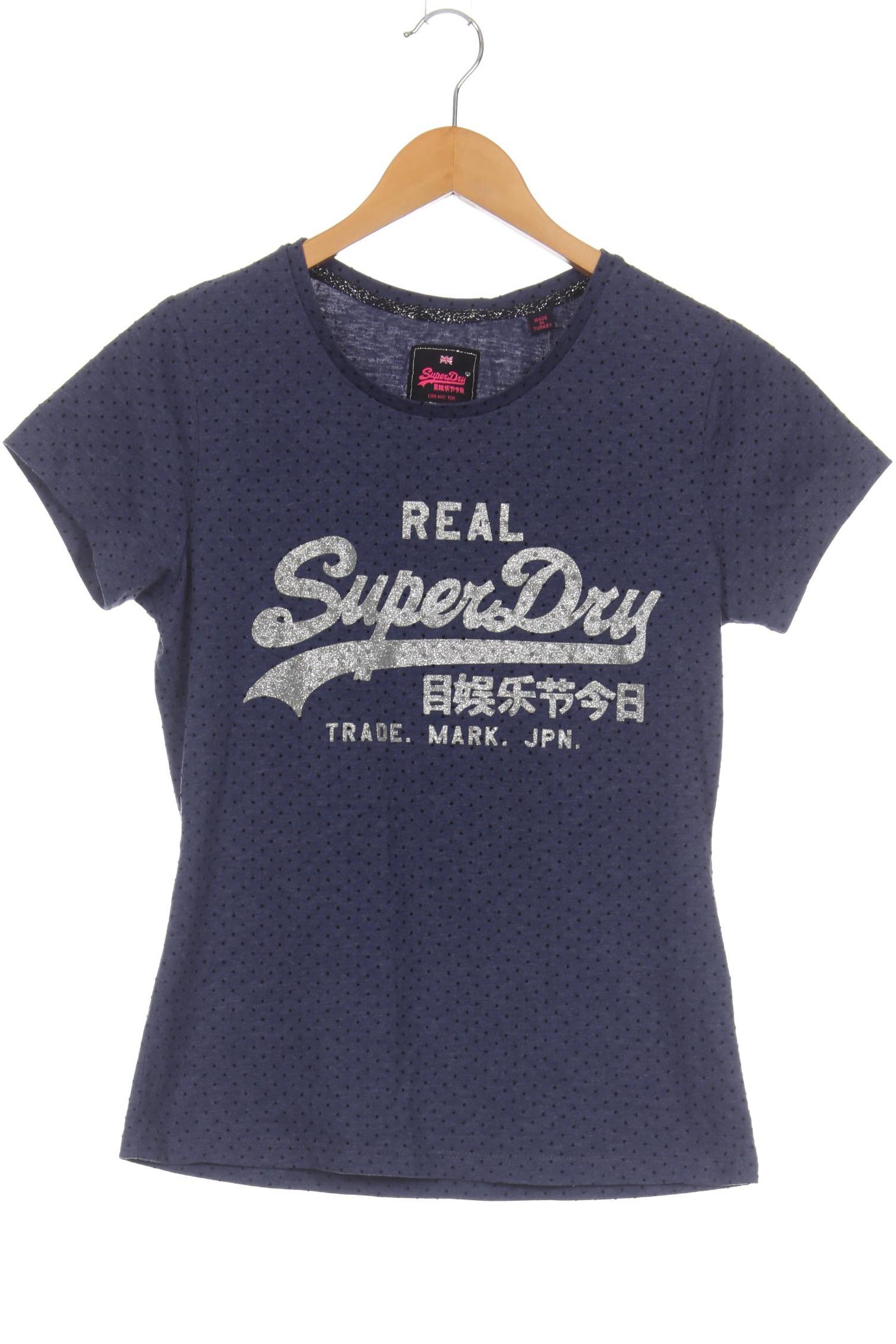 

Superdry Damen T-Shirt, blau, Gr.