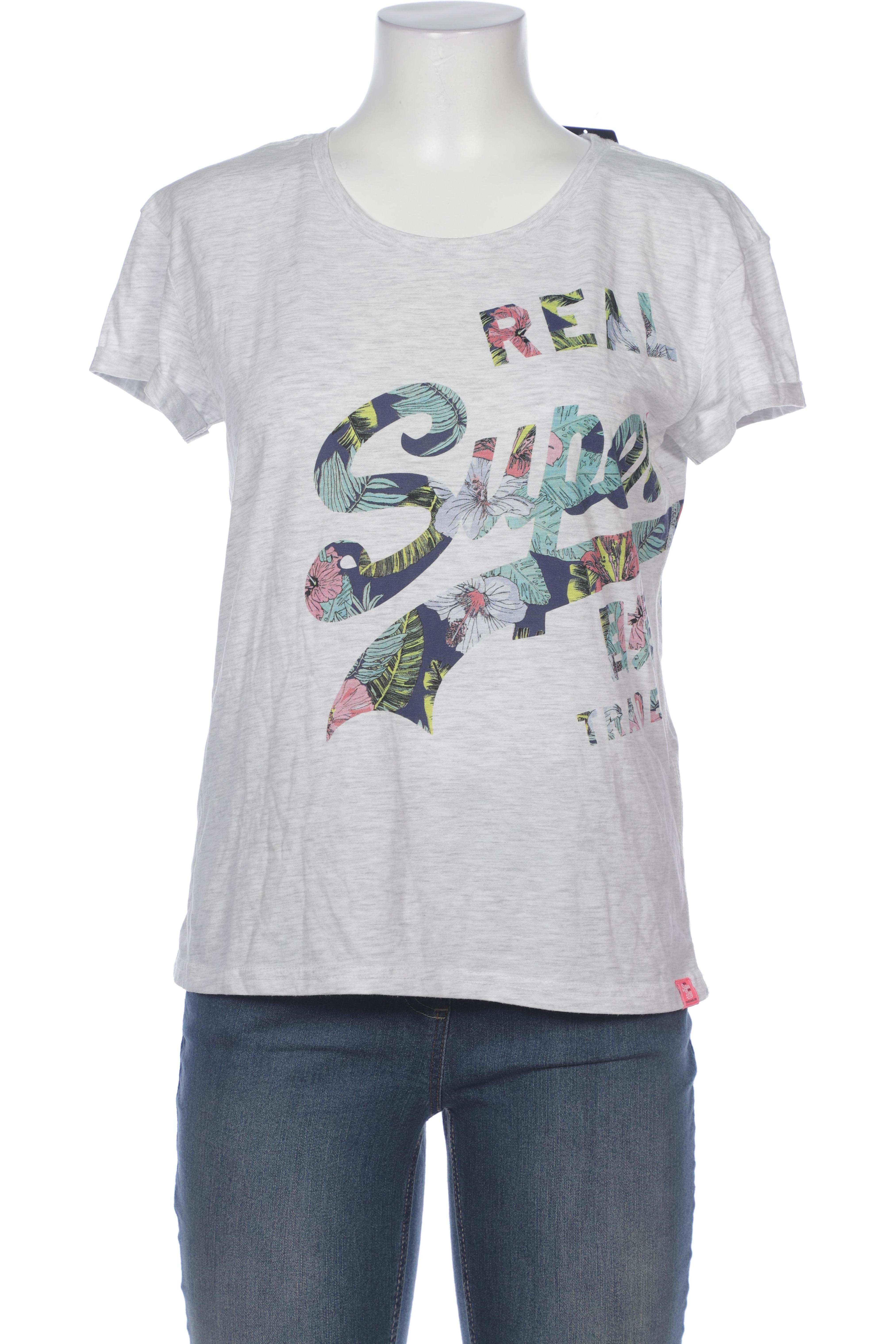 

Superdry Damen T-Shirt, grau, Gr. 40