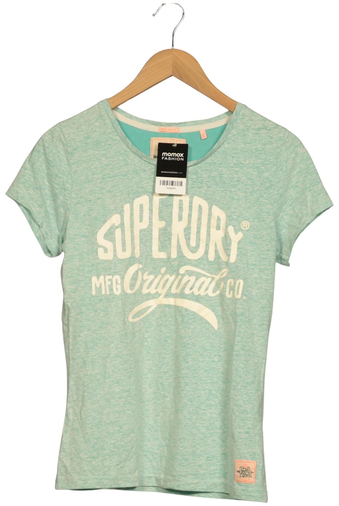 

Superdry Damen T-Shirt, hellgrün, Gr. 36