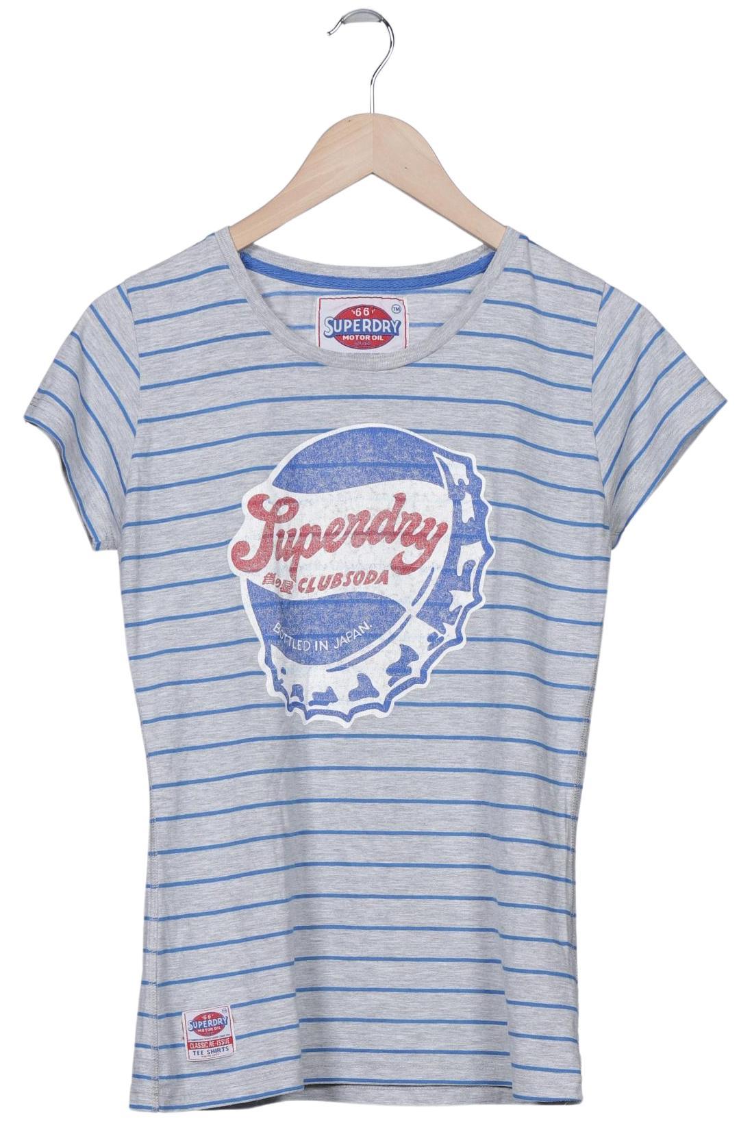 

Superdry Damen T-Shirt, grau, Gr. 42