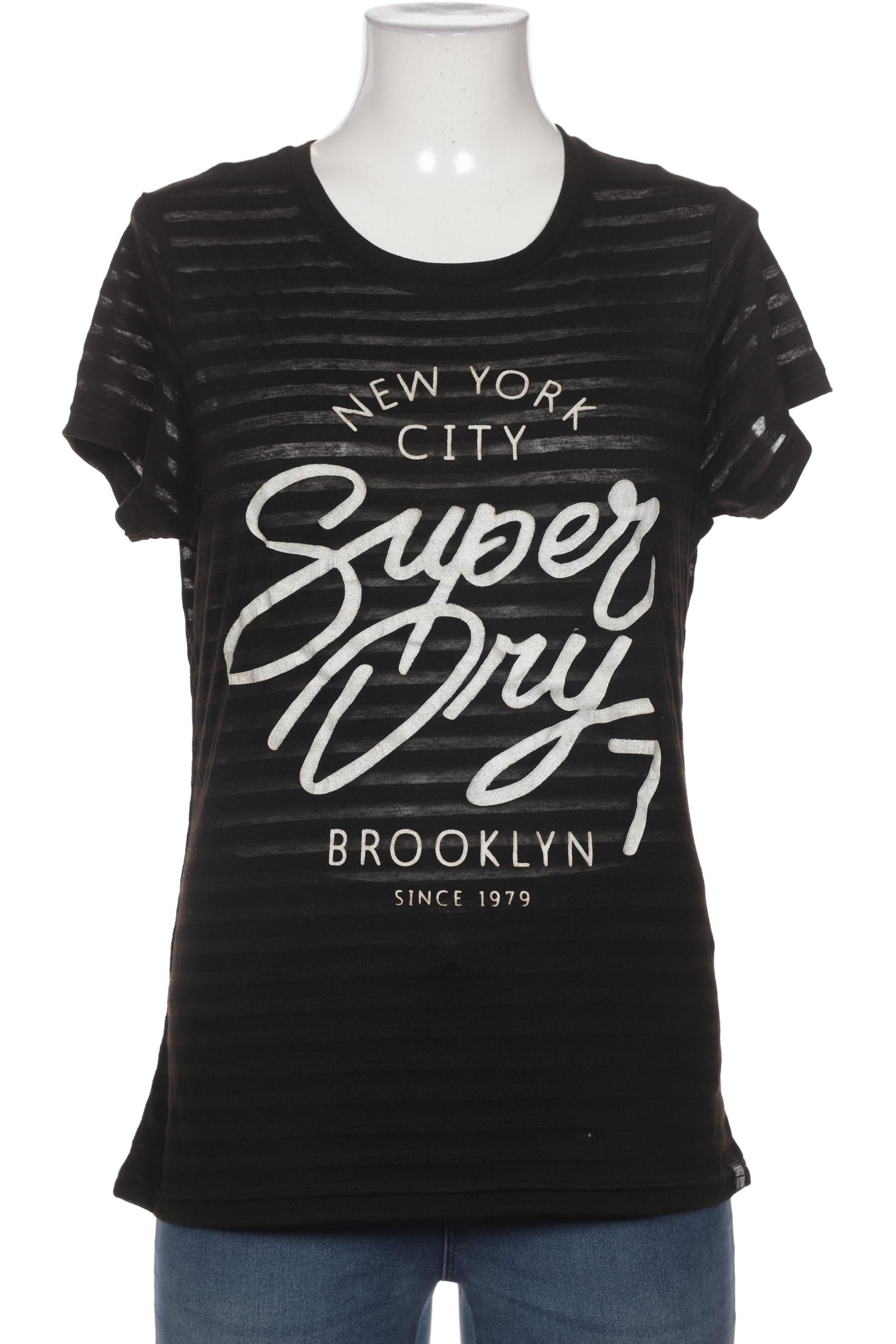 

Superdry Damen T-Shirt, schwarz, Gr. 42