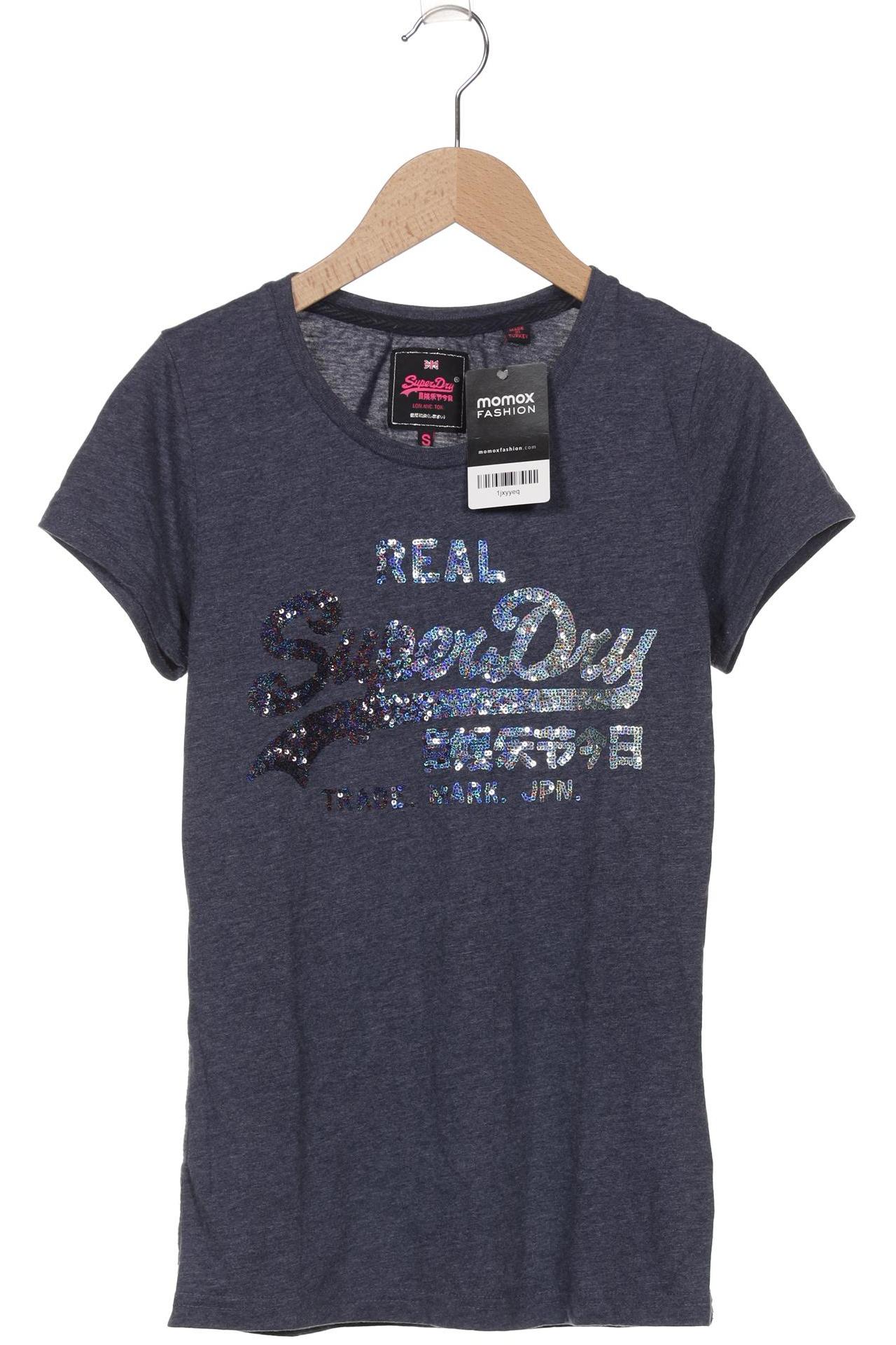 

Superdry Damen T-Shirt, marineblau, Gr. 36